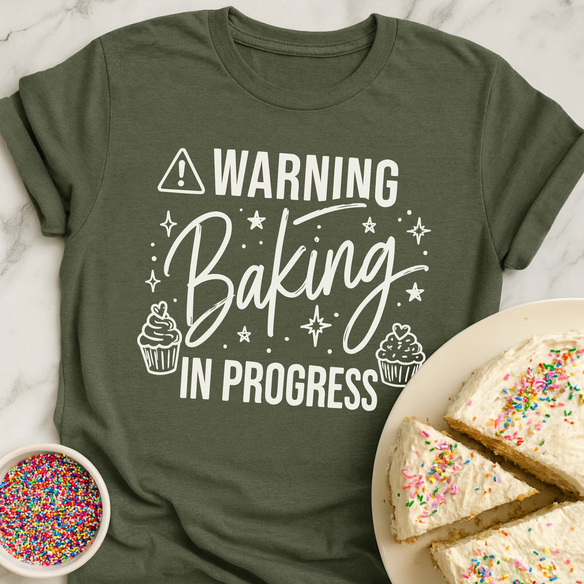 Warning Baking T-Shirt
