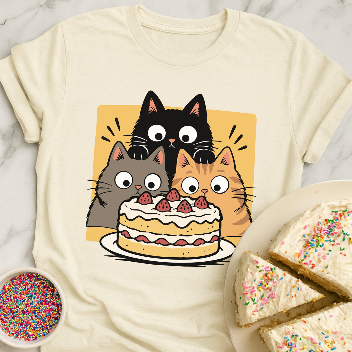 Cats VS Cake T-Shirt