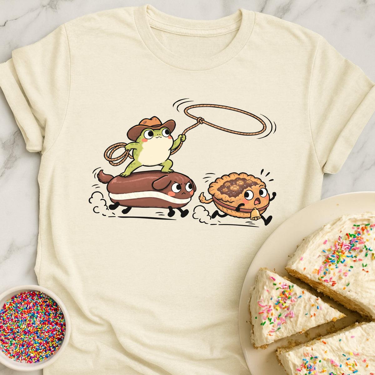 Pastry Cow Pie Wrangler T-Shirt