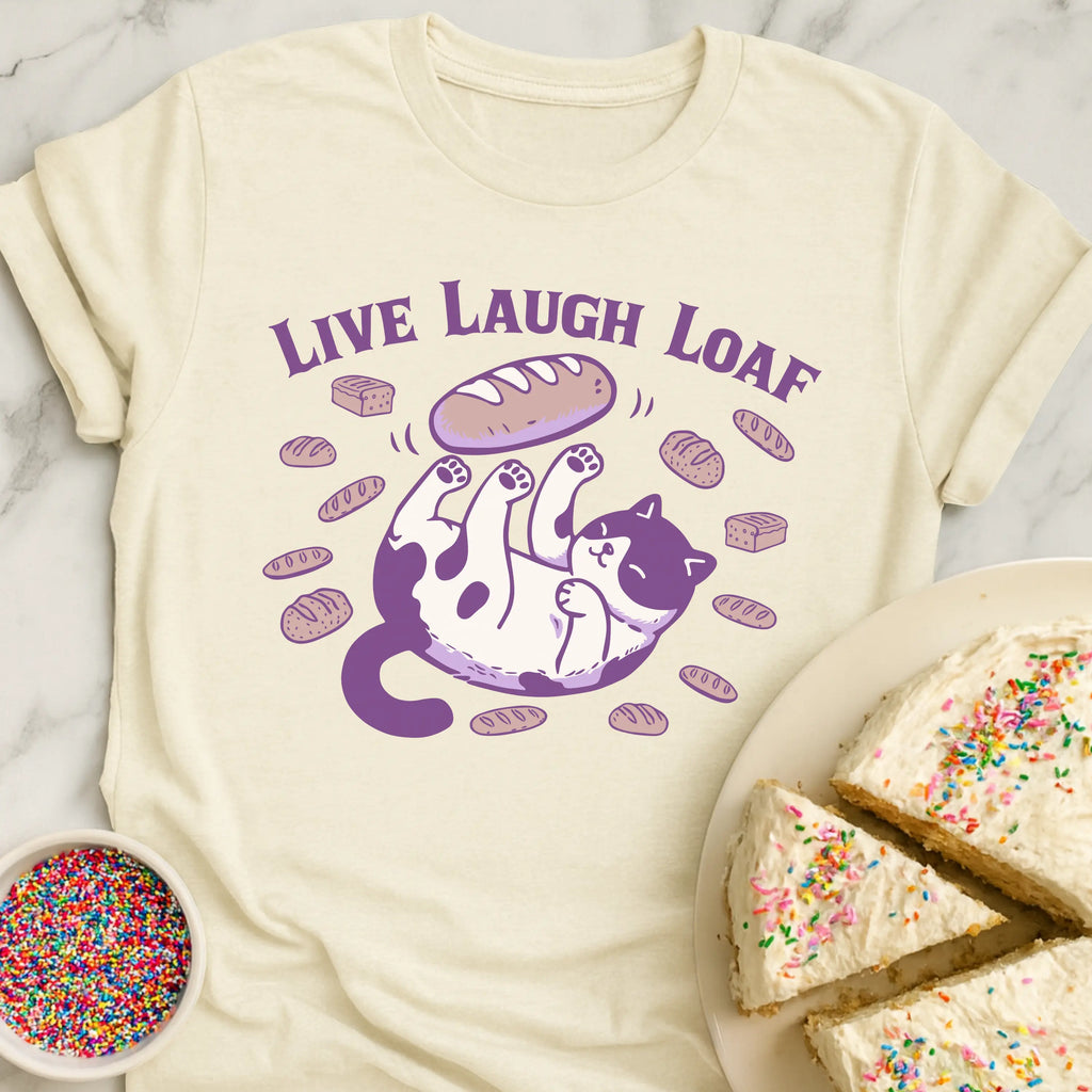 Loaf Playing Cat T-Shirt