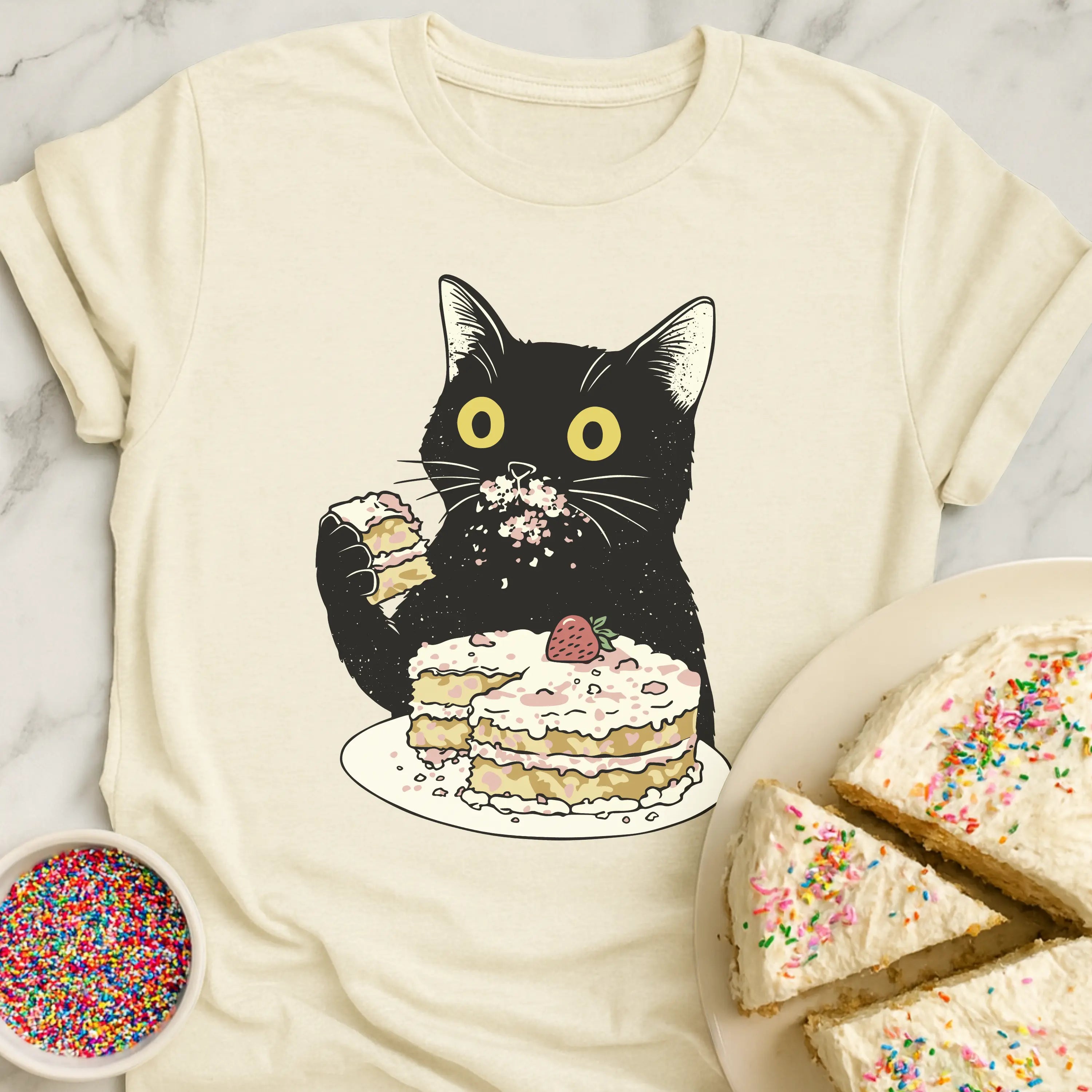 Cat Cake Face T-Shirt
