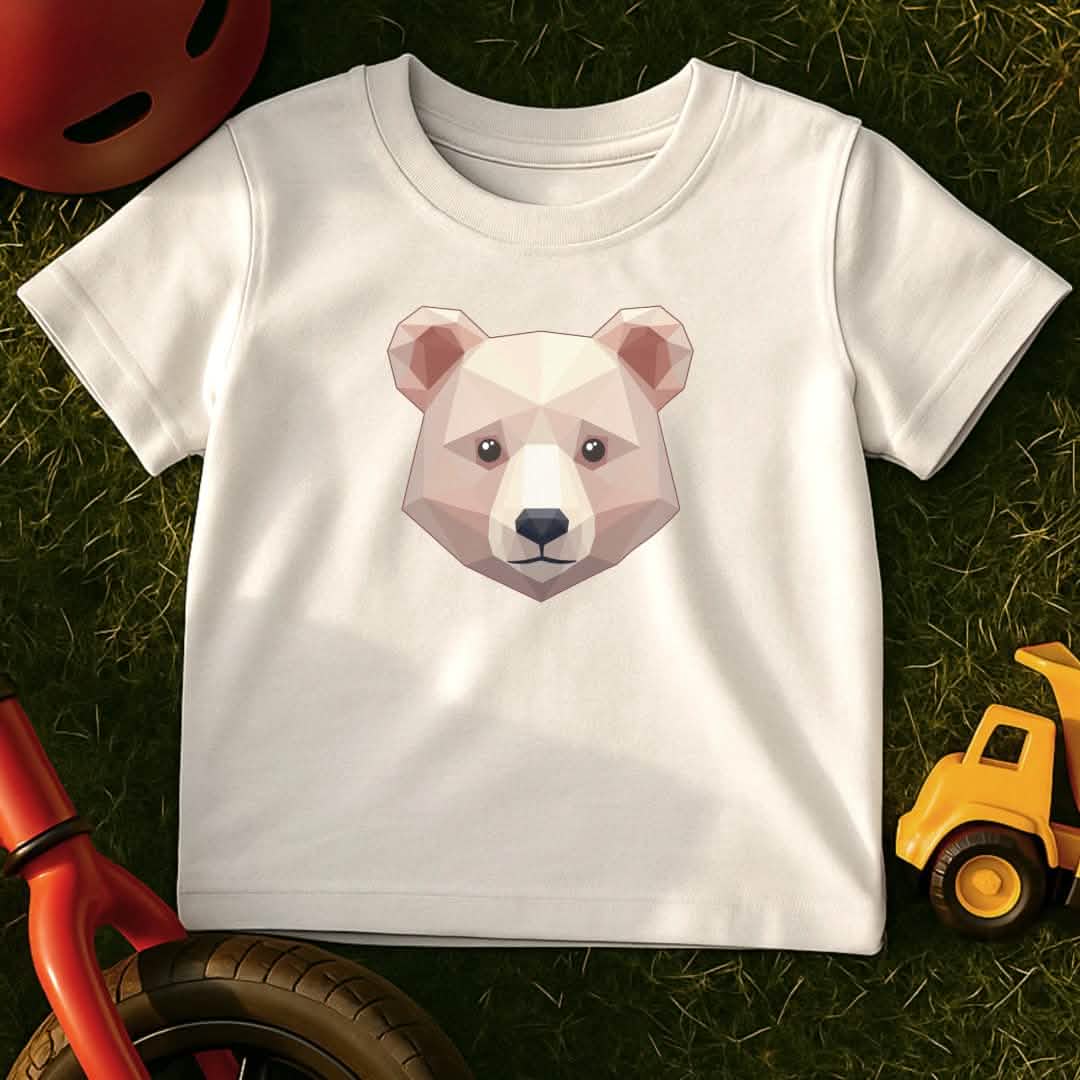 Geometric Bear Toddler T-Shirt