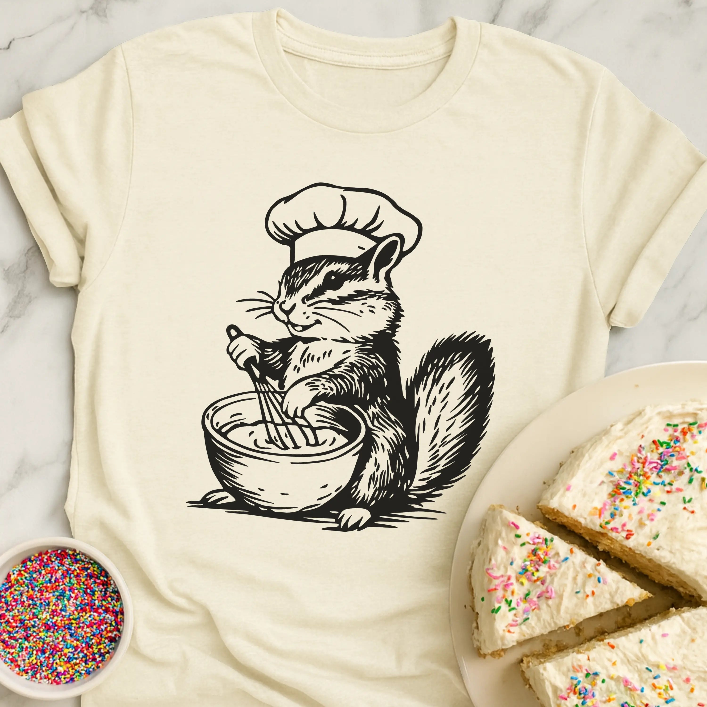 Chipmunk Mixing Bowl T-Shirt