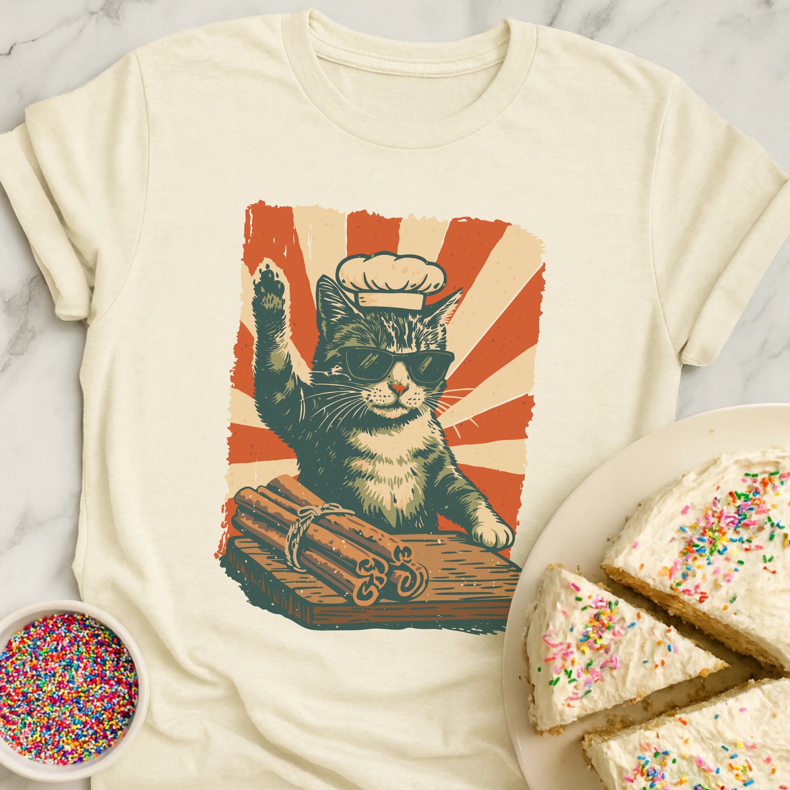 Cinnamon Loving Cat T-Shirt