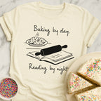 Baking Day Reading Night T-Shirt