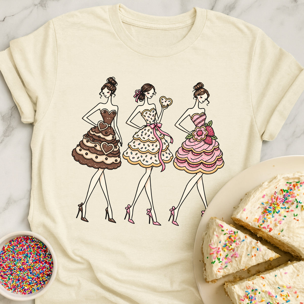 Trio Cookie Ladies T-Shirt