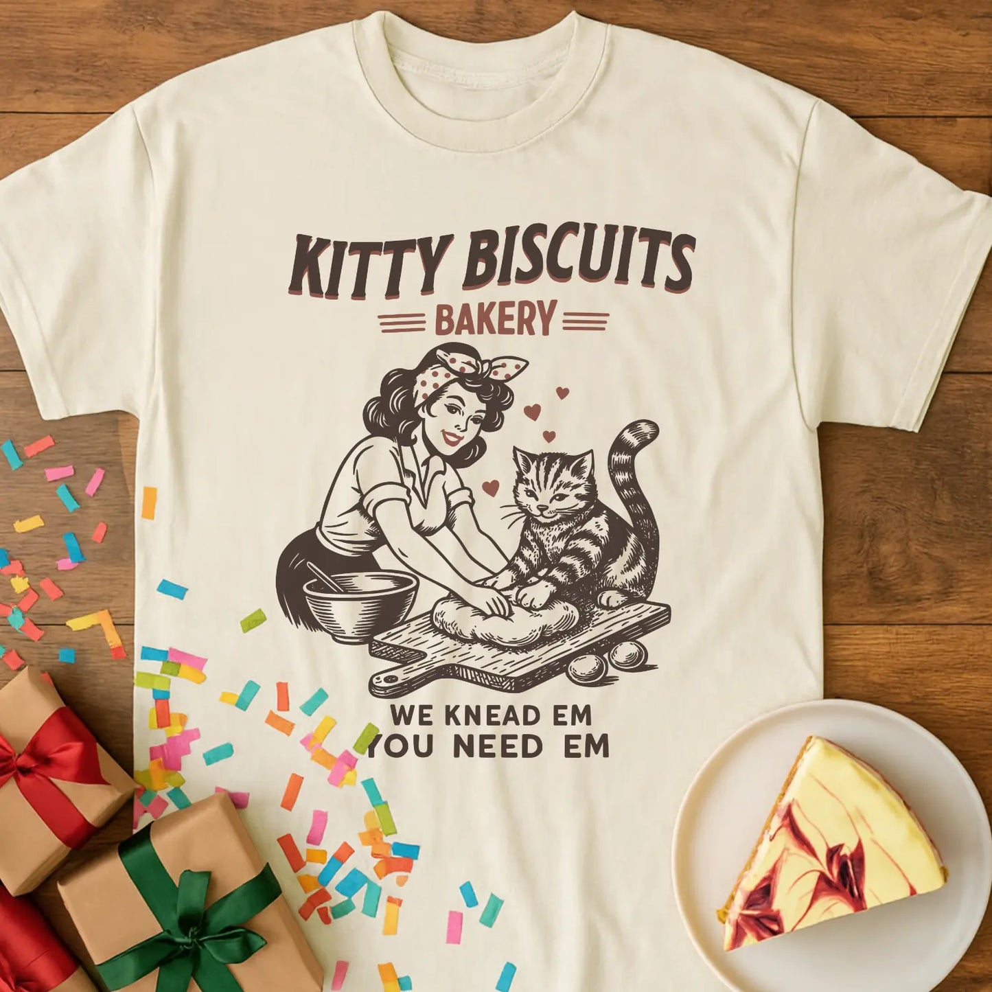 Kitty Biscuits Grandma T-Shirt
