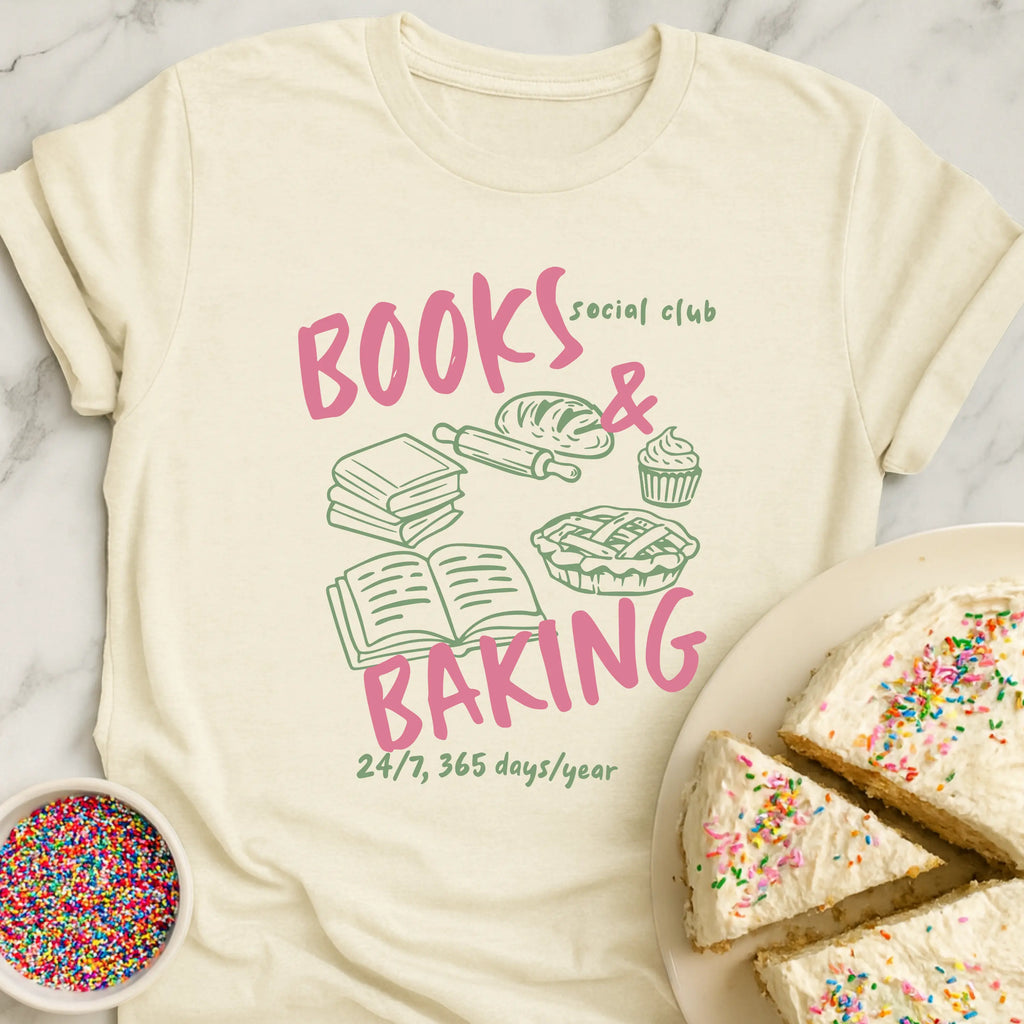 Books Baking Club T-Shirt