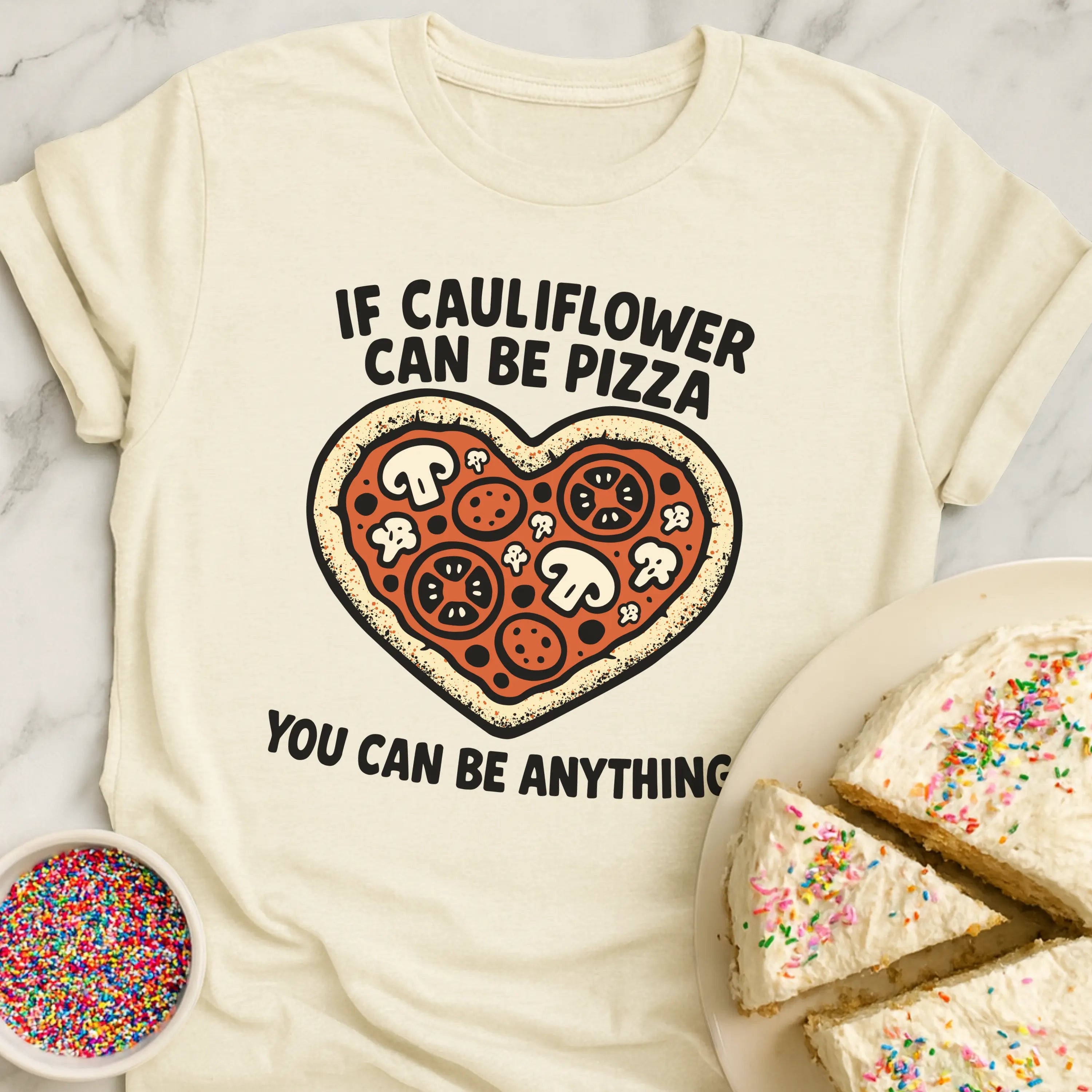 Cauliflower Pizza T-Shirt