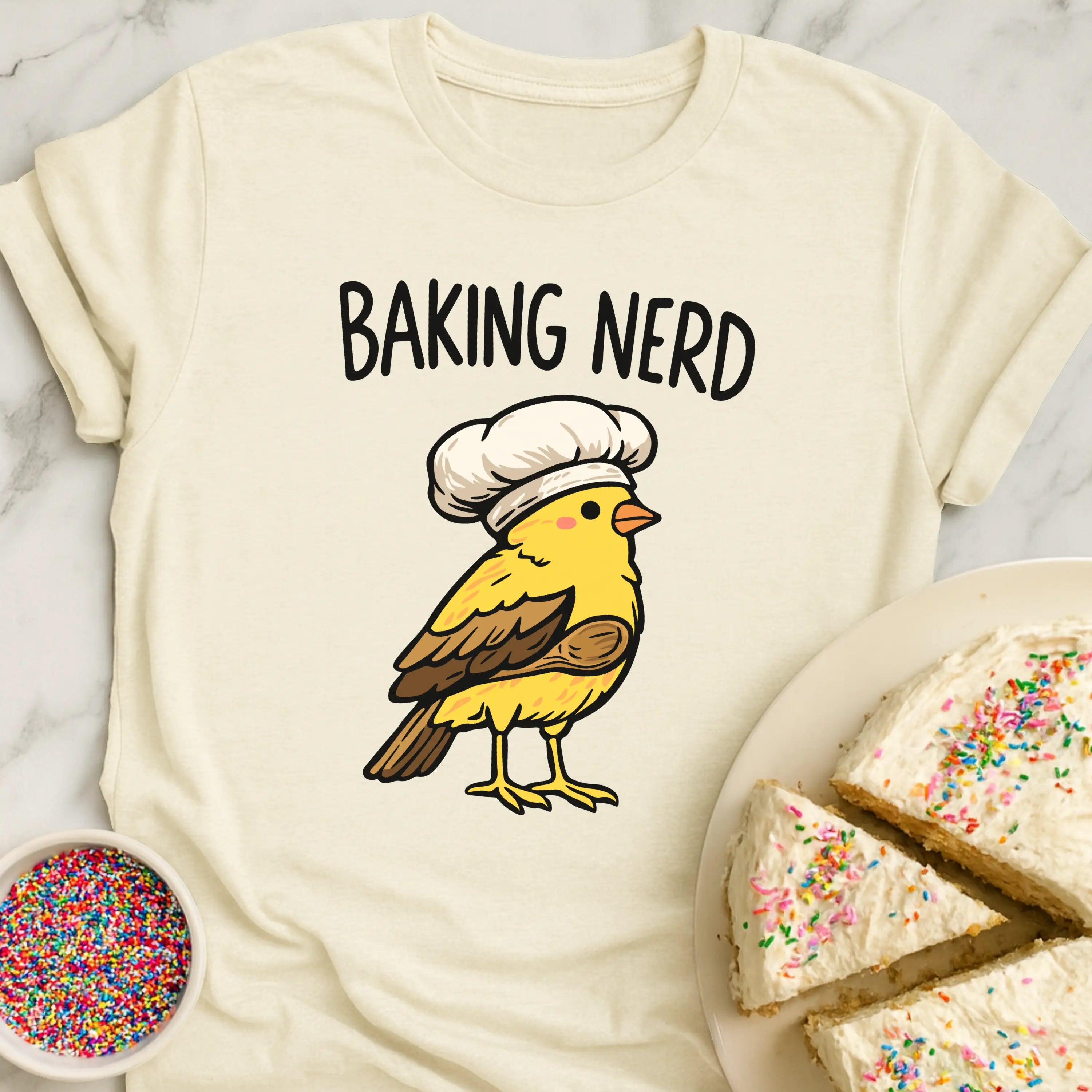 Baking Bird Nerd T-Shirt