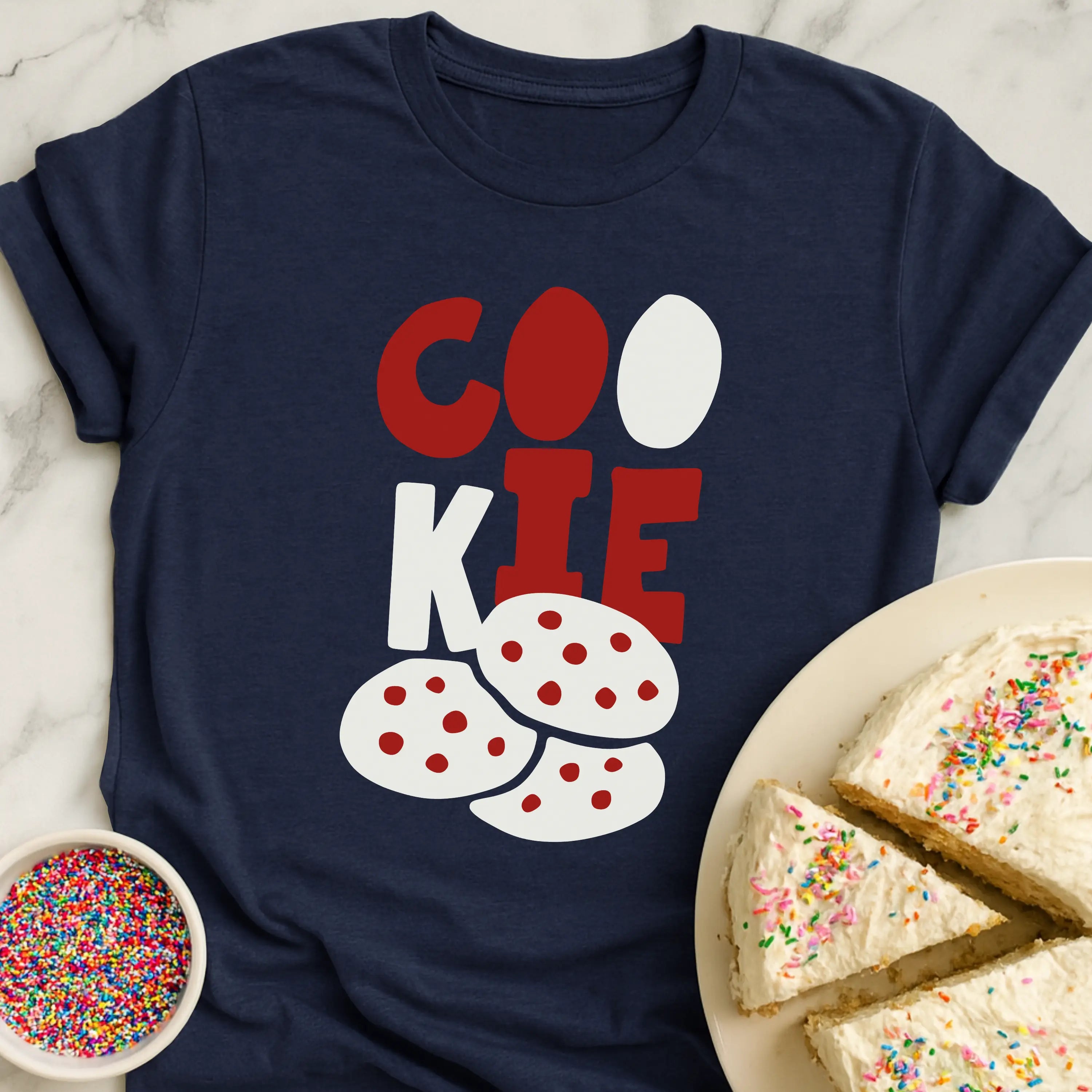 Cookie Red White T-Shirt