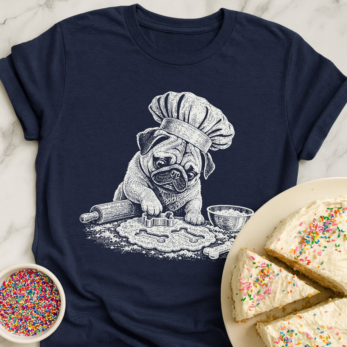 Pug Cookies T-Shirt