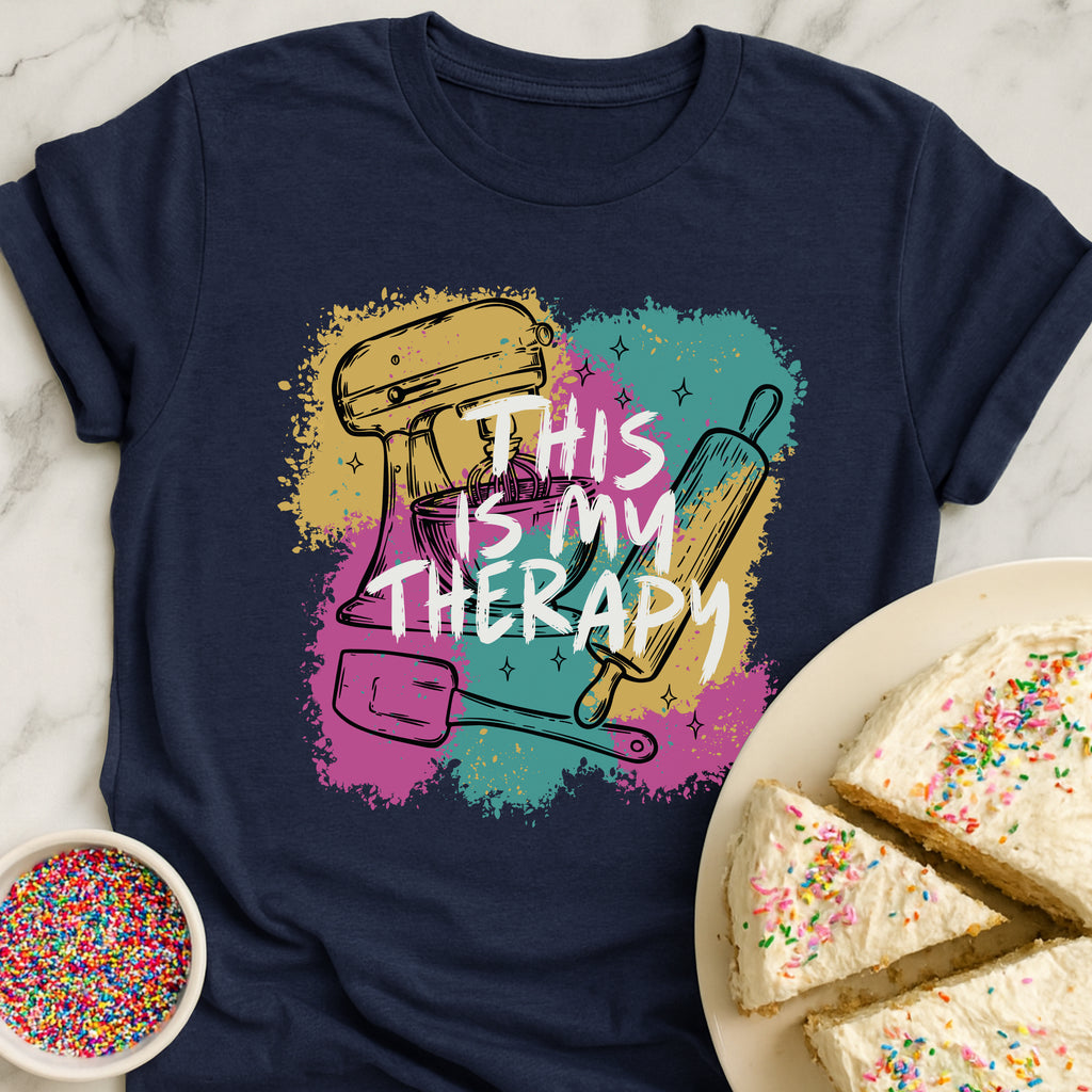 Colorful Baking Therapy T-Shirt