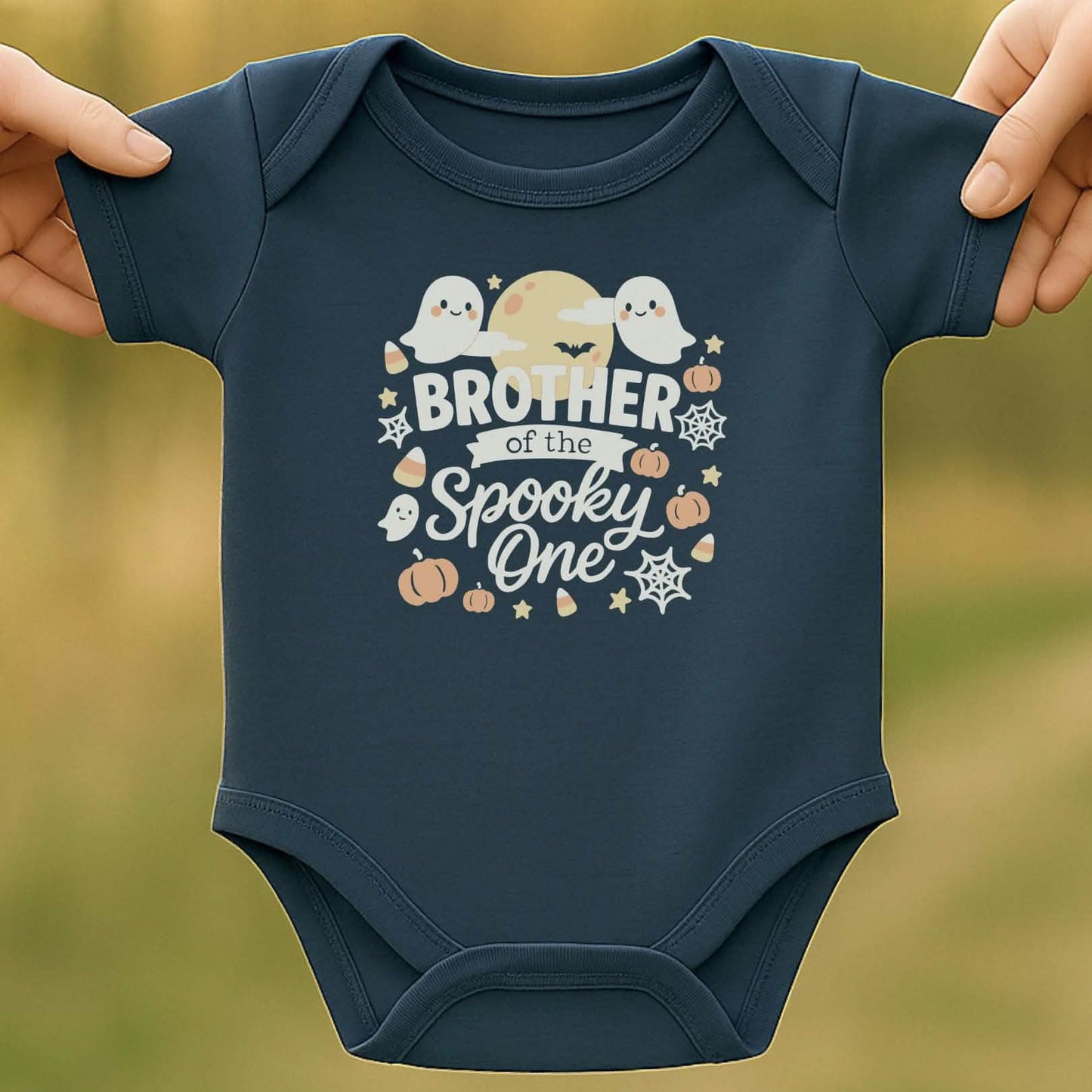 Spooky Brother Baby Halloween Bodysuit