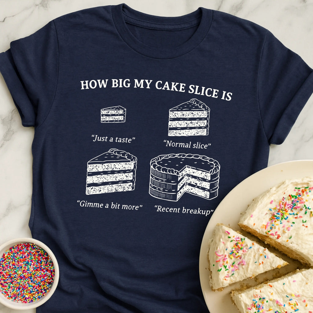 Cake Slice Size T-Shirt