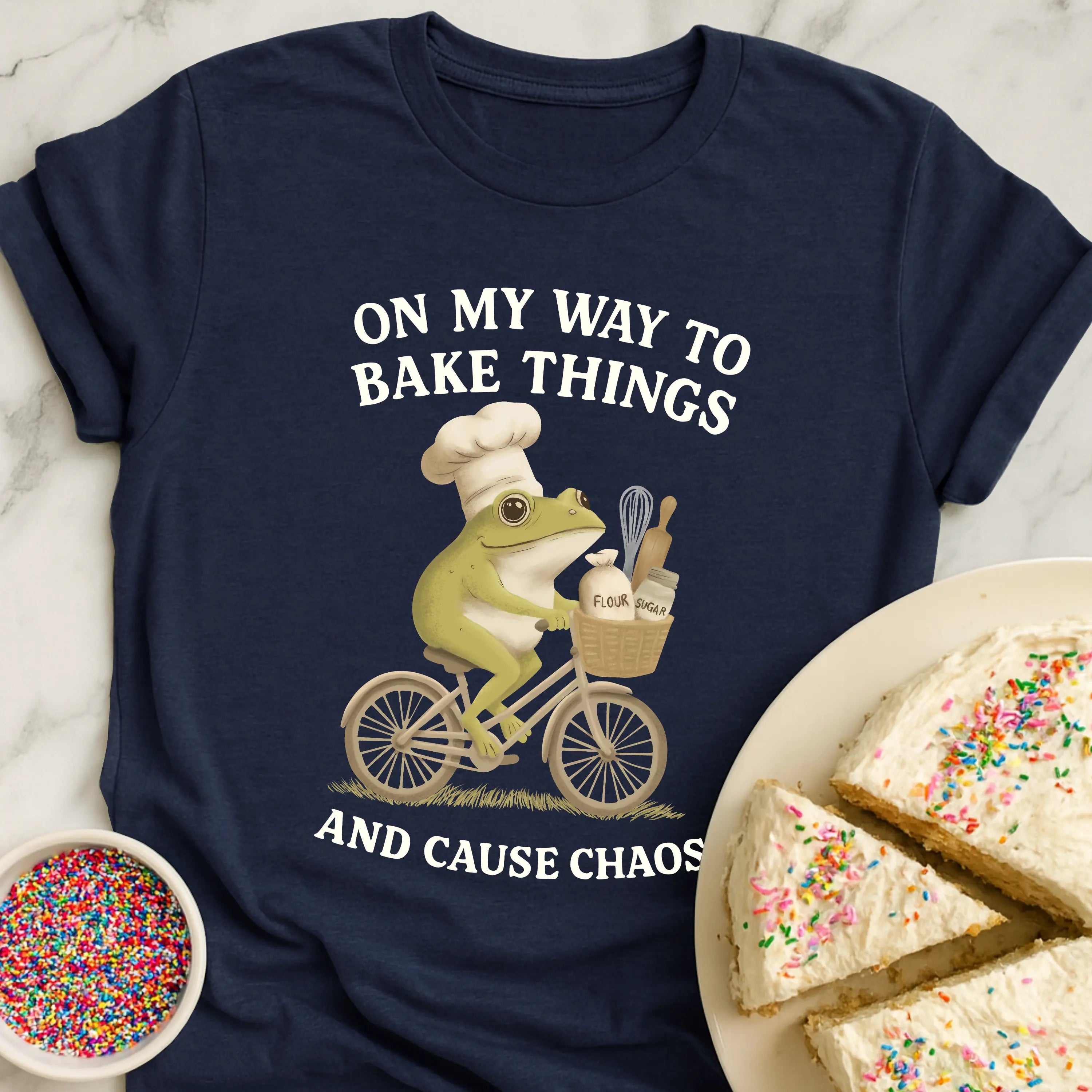 Baking Pedal Frog T-Shirt