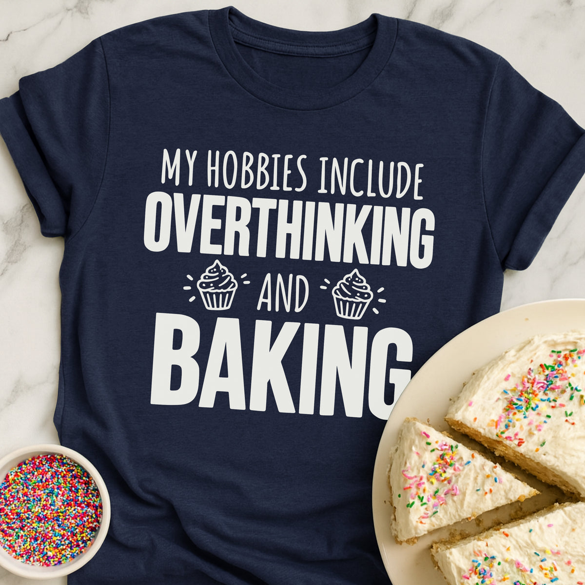 Overthinking And Baking T-Shirt