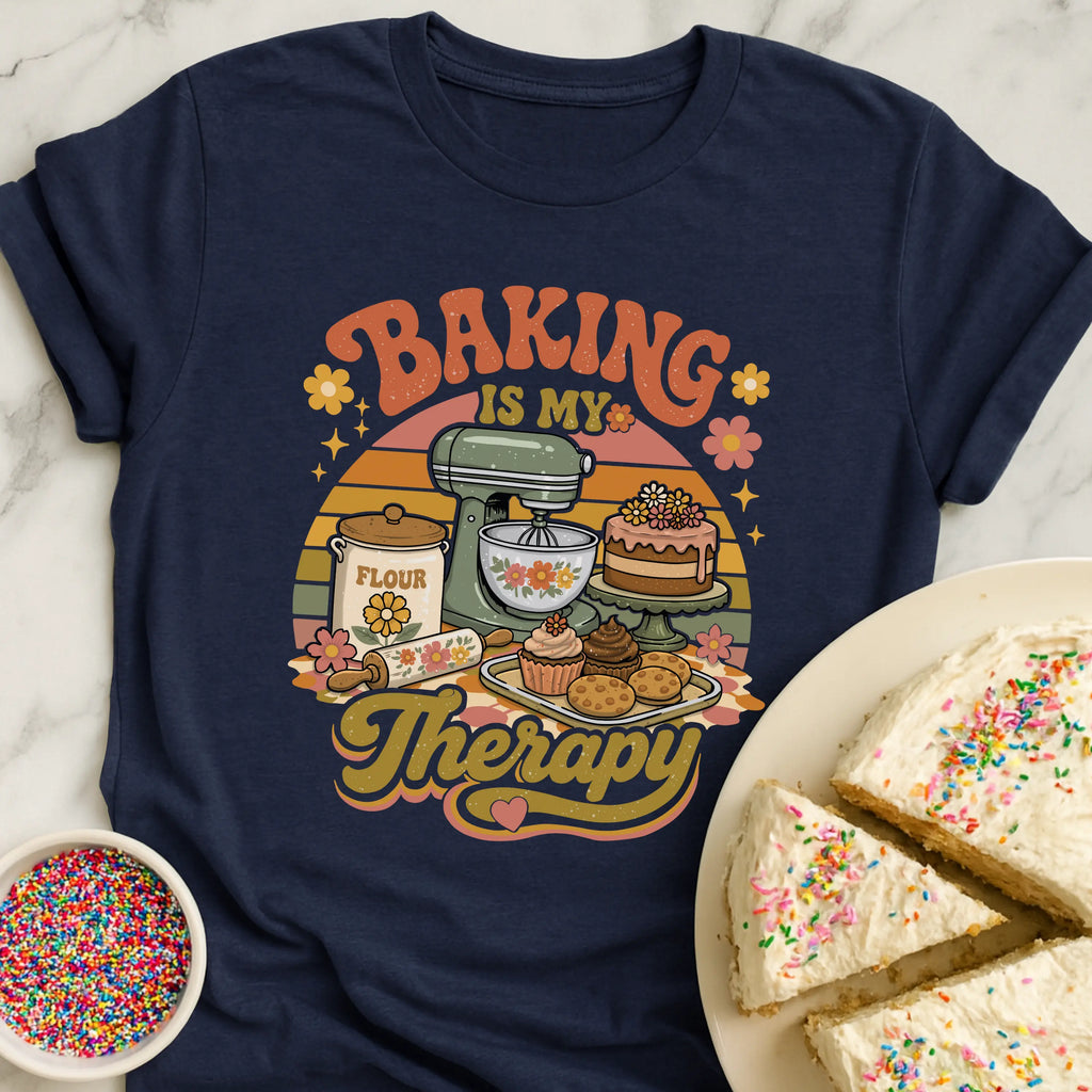 Retro Baking Therapy T-Shirt