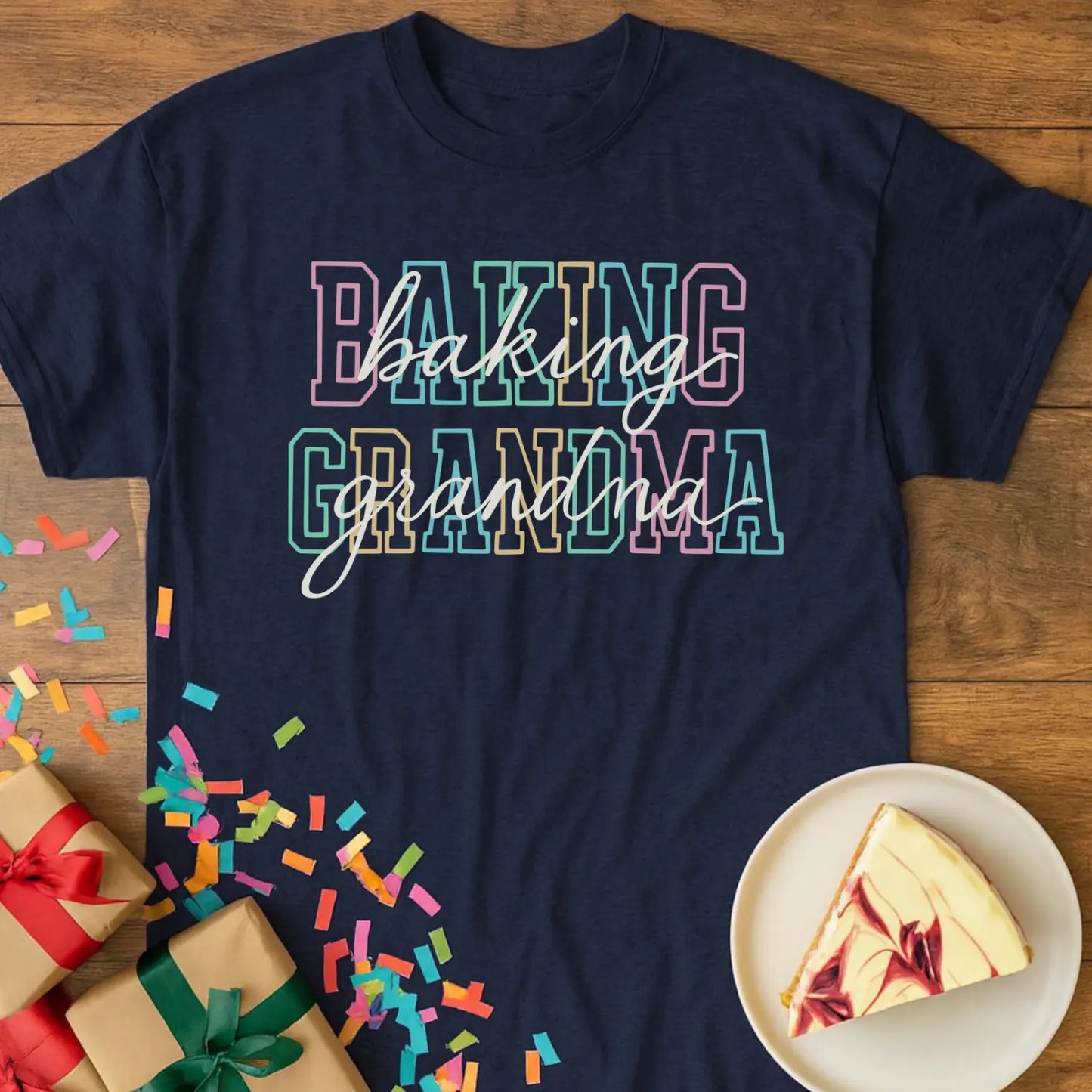 Pastel Lettering Grandma T-Shirt