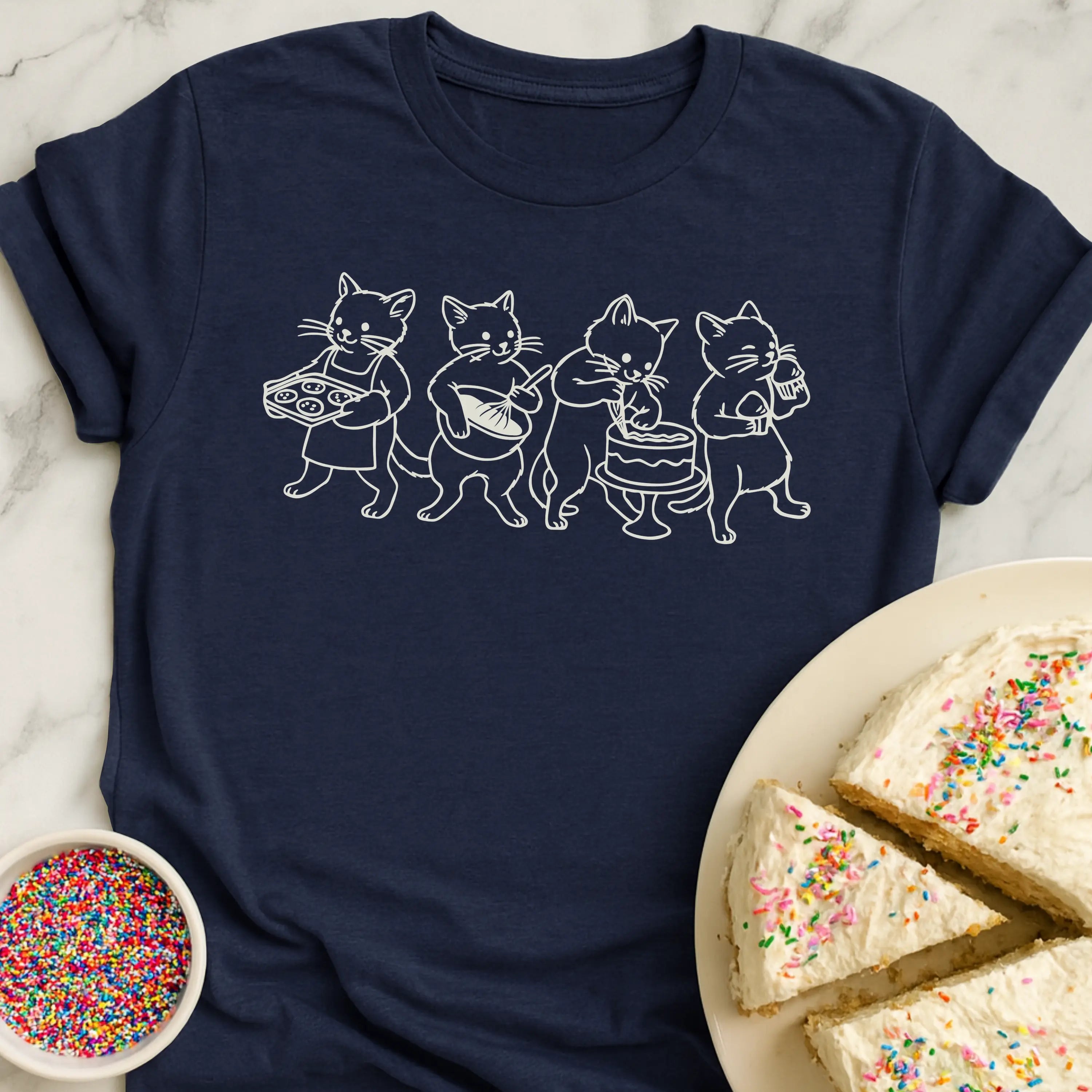 Purrfect Baking Crew T-Shirt