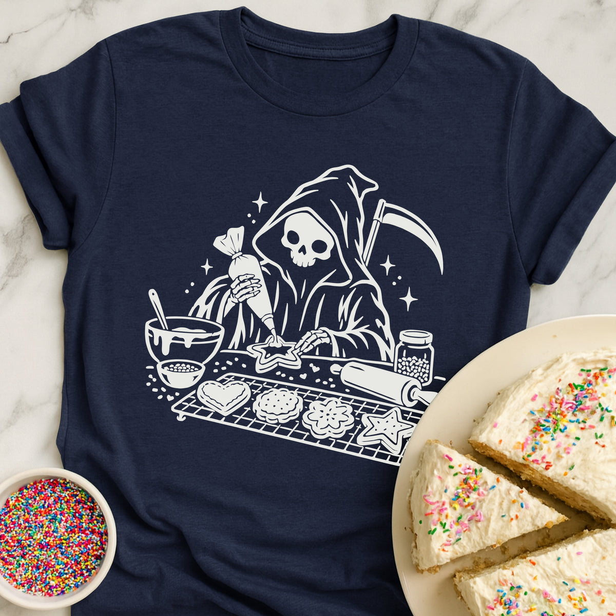 Grim Reaper Cookies T-Shirt