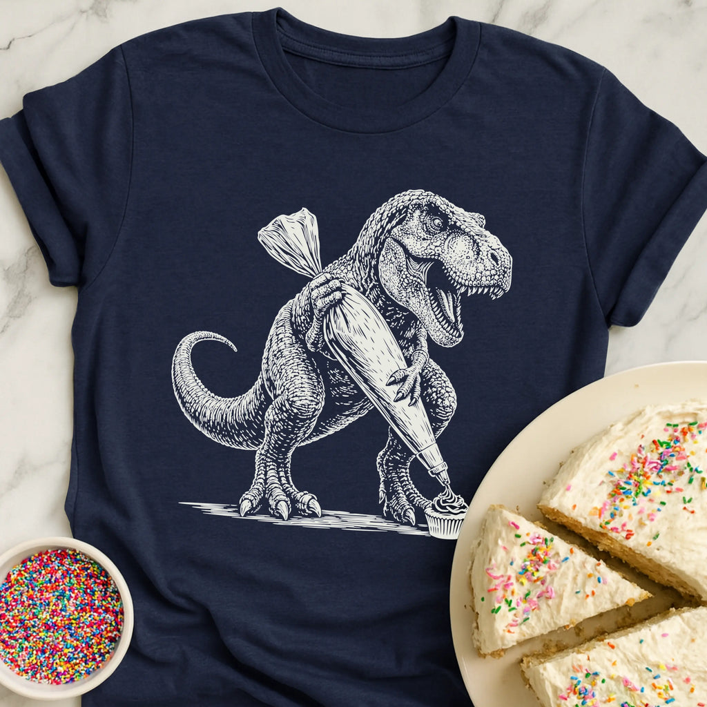 T-Rex Cupcake Icing T-Shirt