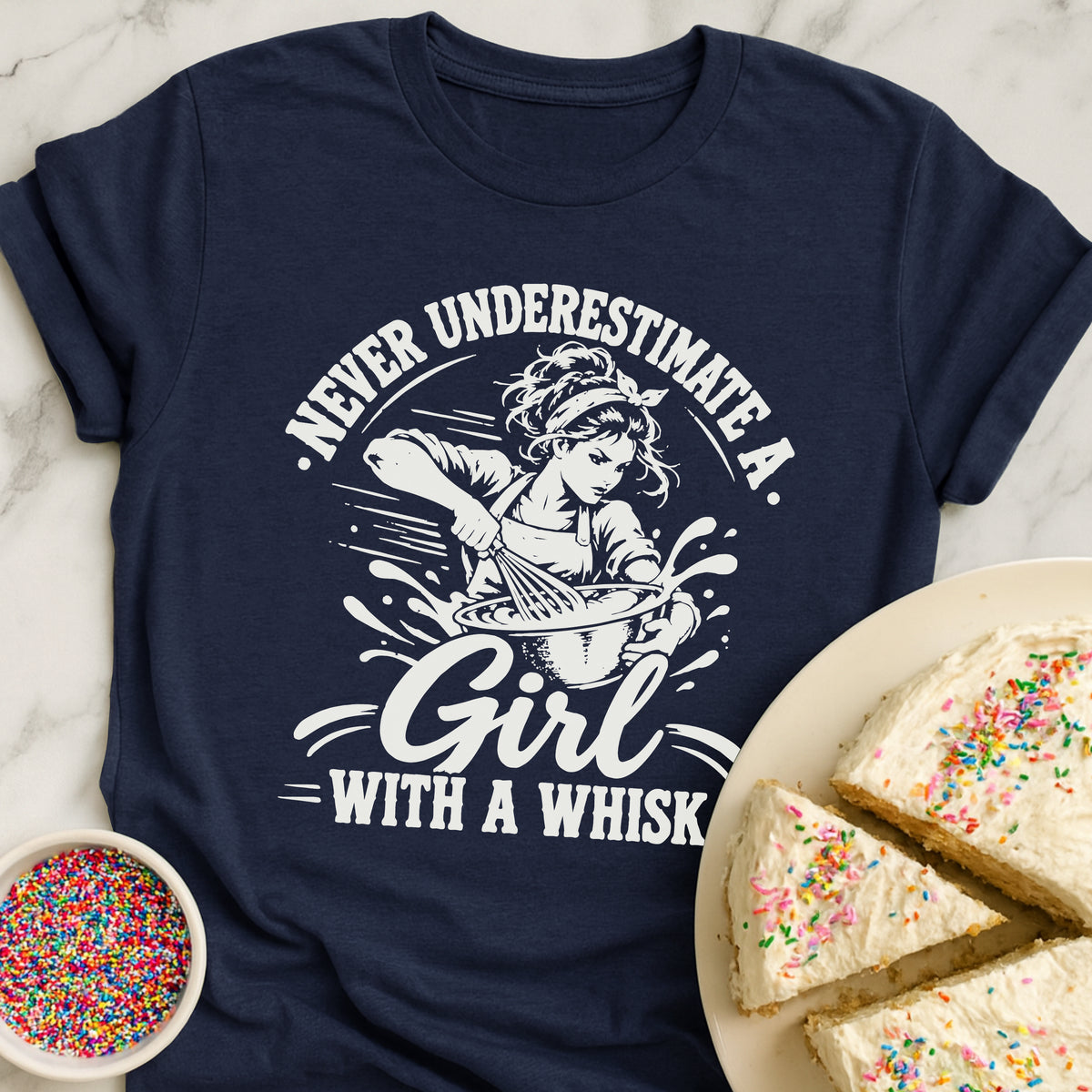 Girl With A Whisk T-Shirt