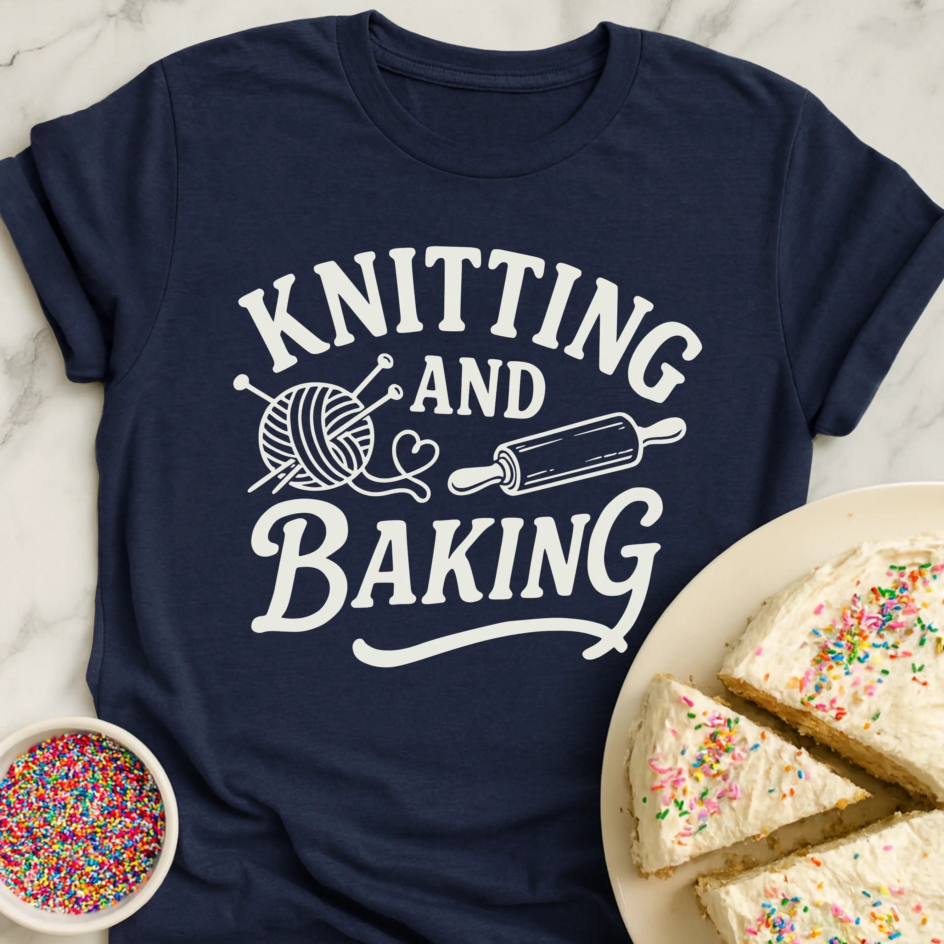 Knitting And Baking T-Shirt