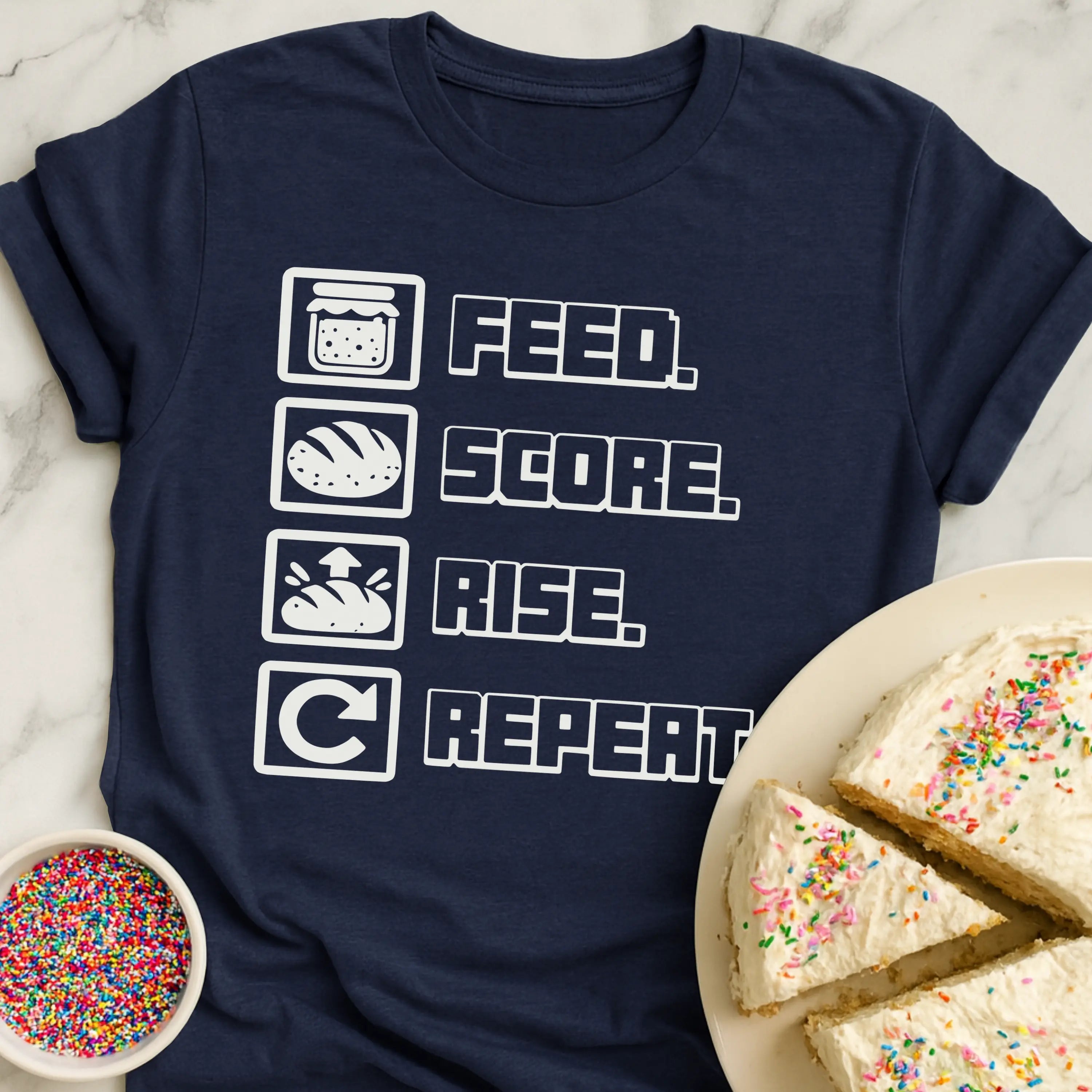 Feed Score Rise Repeat T-Shirt