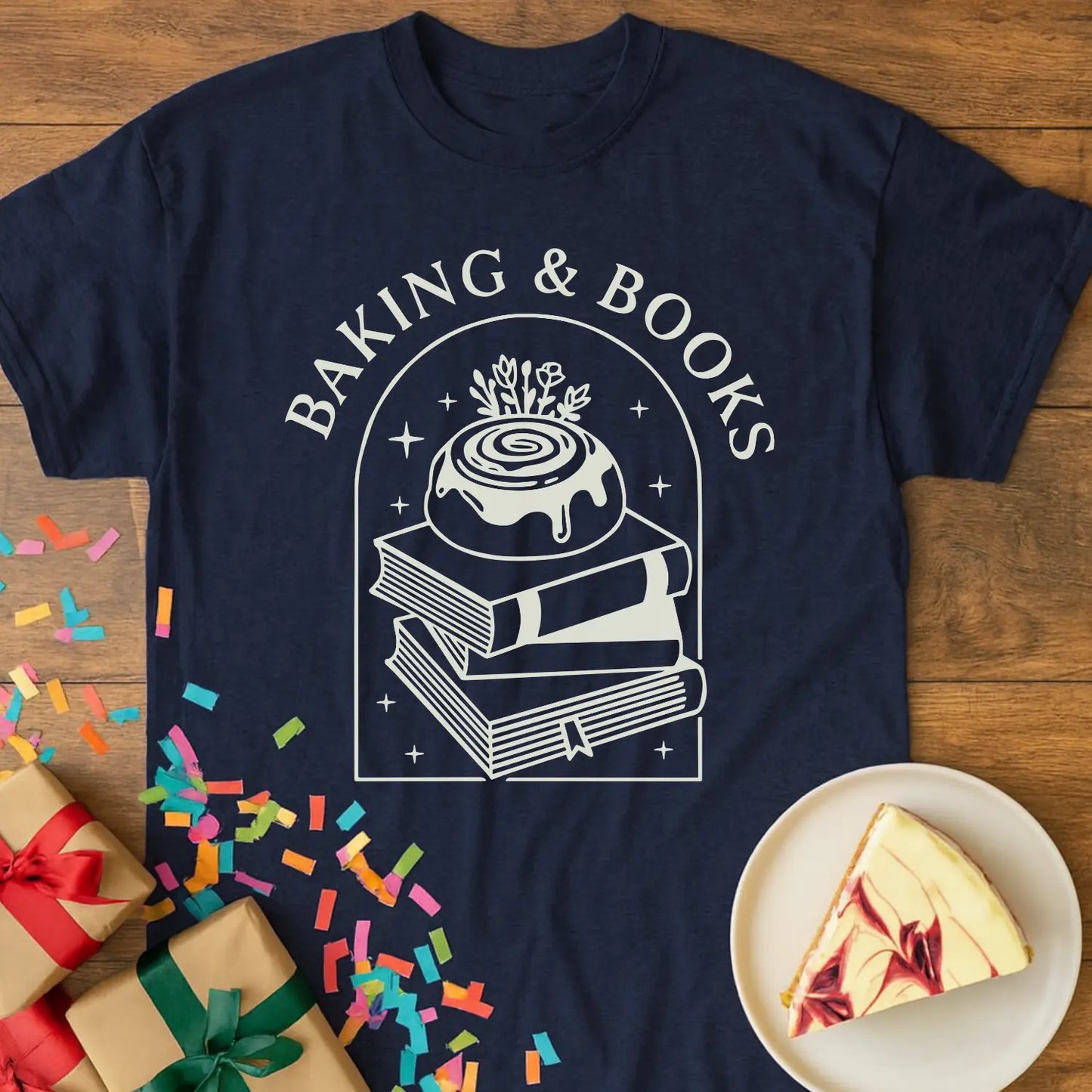 Baking and Books Grandma T-Shirt