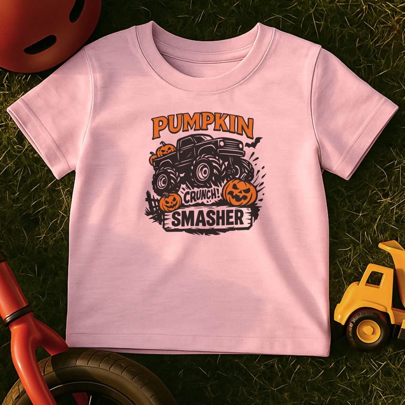 Pumpkin Smasher Toddler Halloween T-Shirt