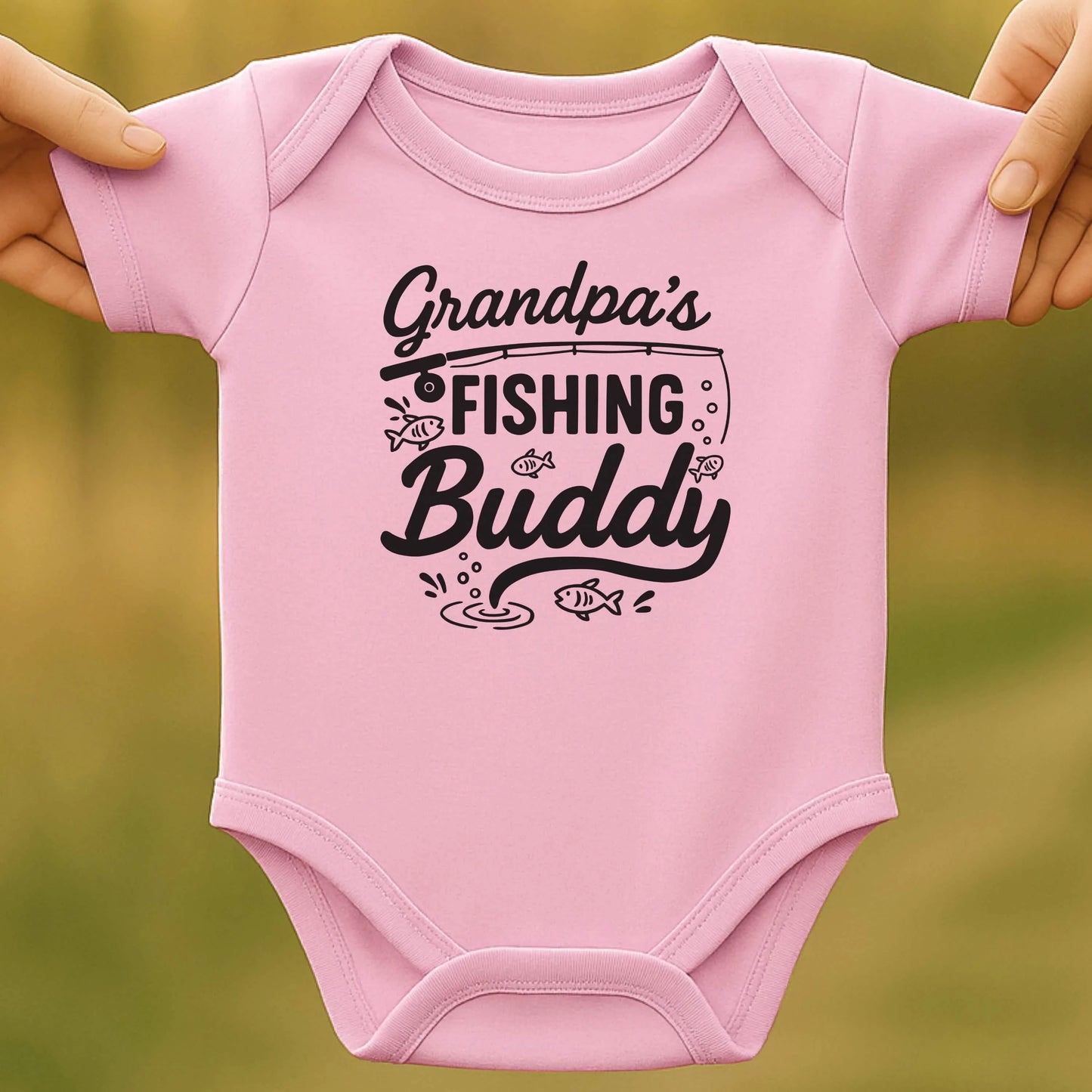 Fishing Buddy Baby Bodysuit