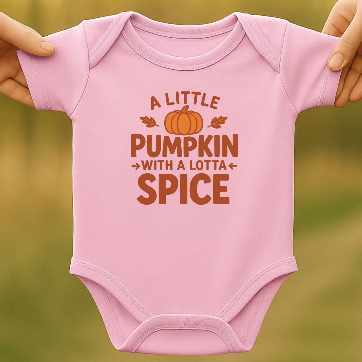 Pumpkin Spice Baby Halloween Bodysuit