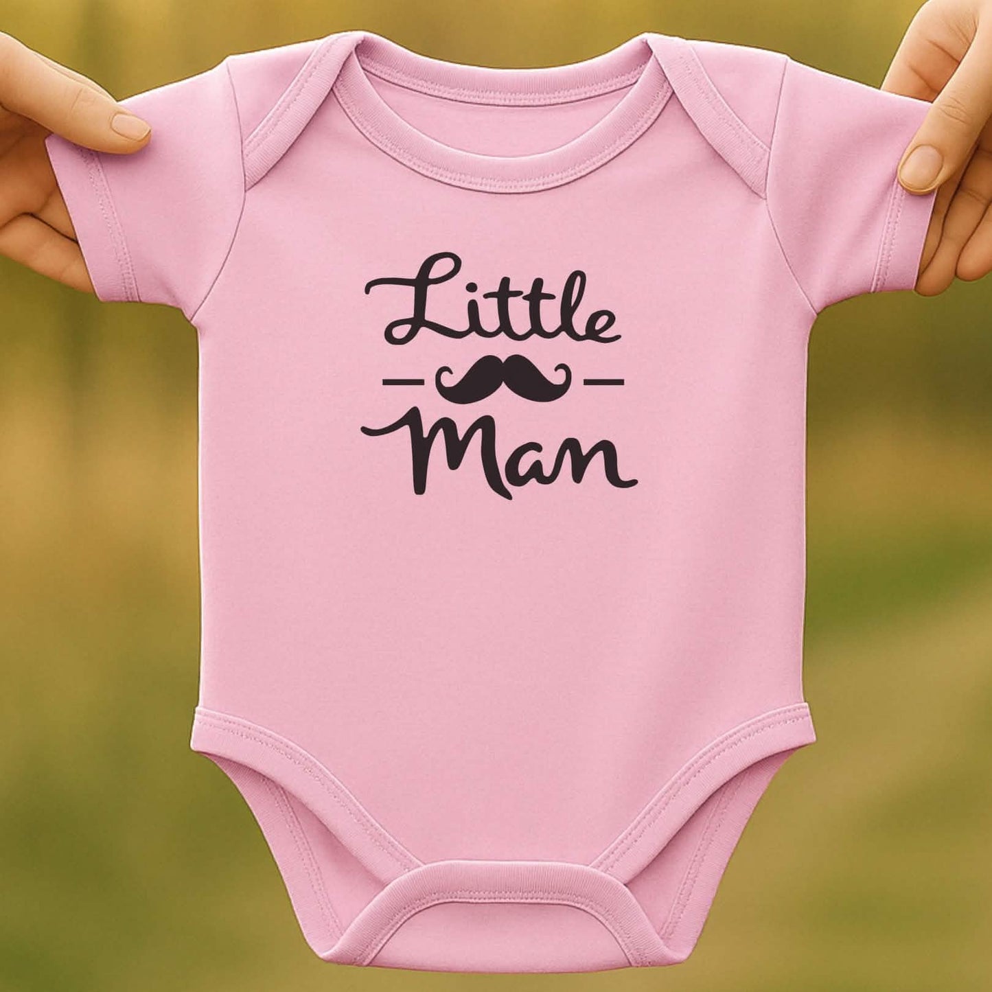 Little Man Baby Bodysuit