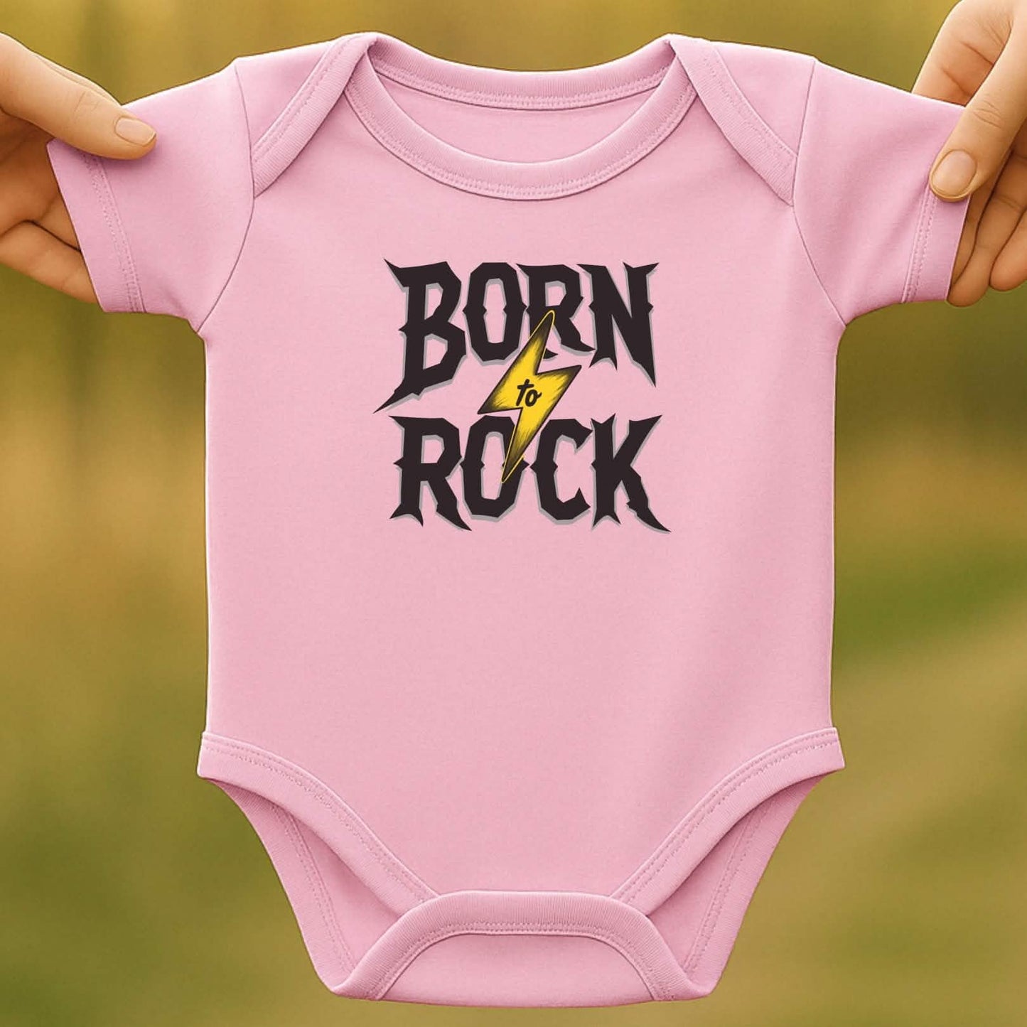 Born To Rock Baby Bodysuit