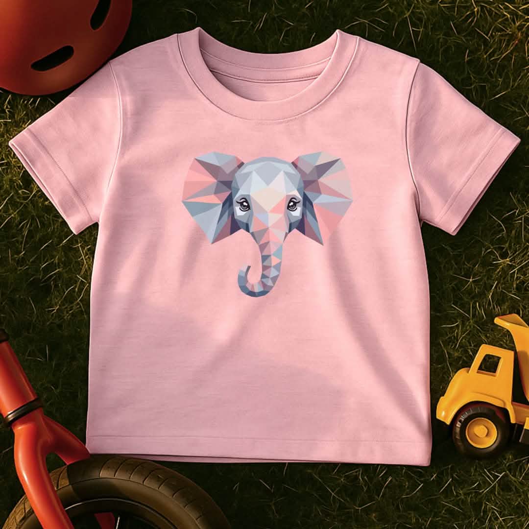 Geometric Elephant Toddler T-Shirt
