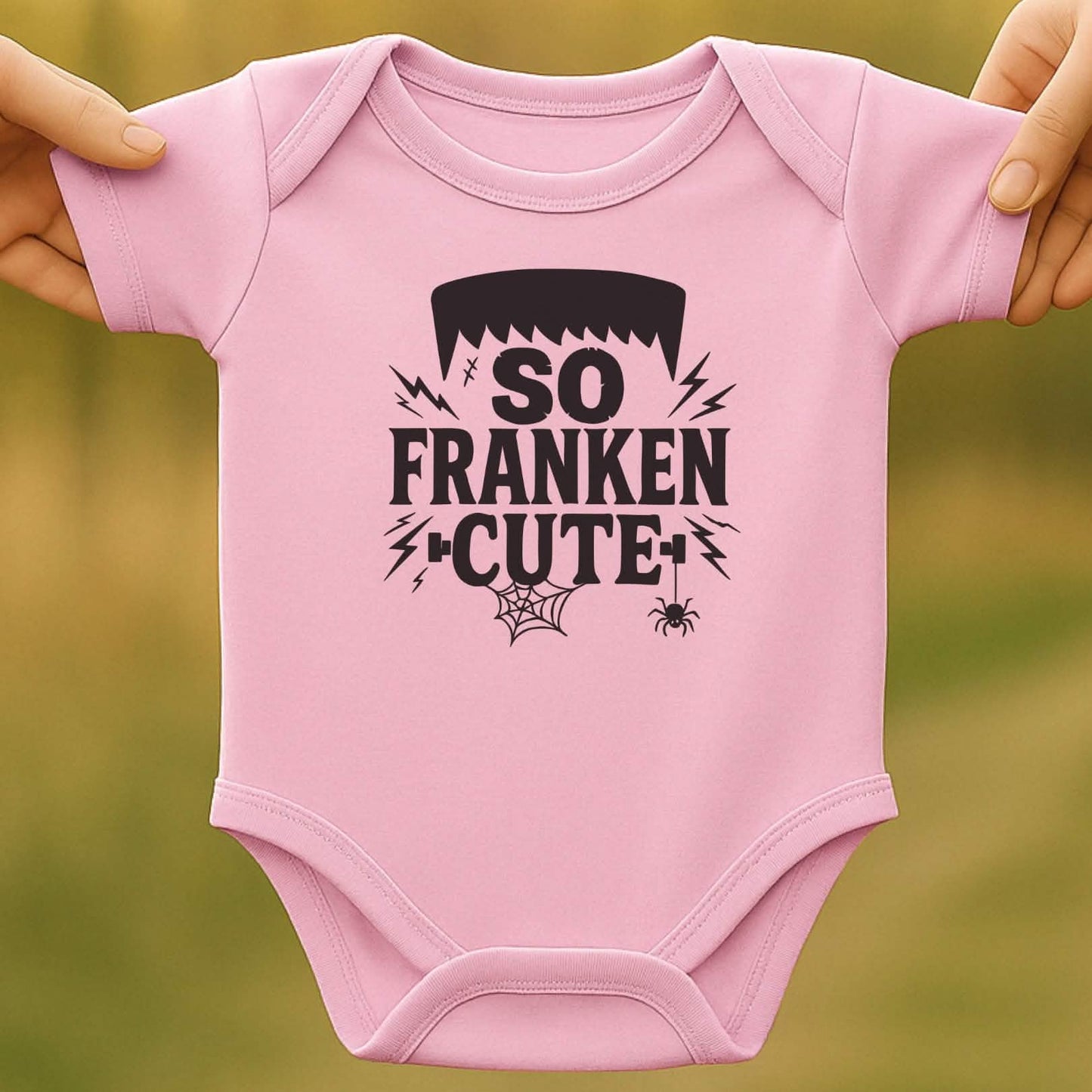 Franken Cute Baby Halloween Bodysuit