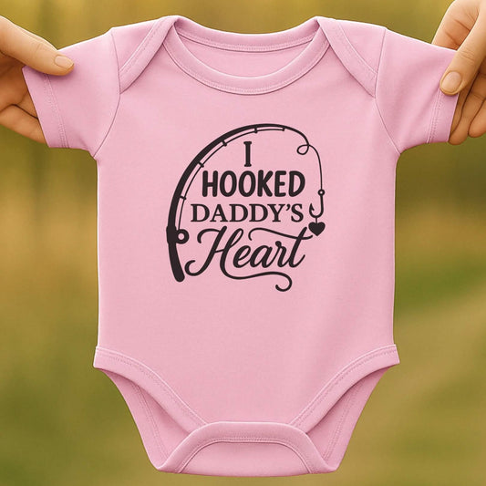 Hooked On You Baby Bodysuit