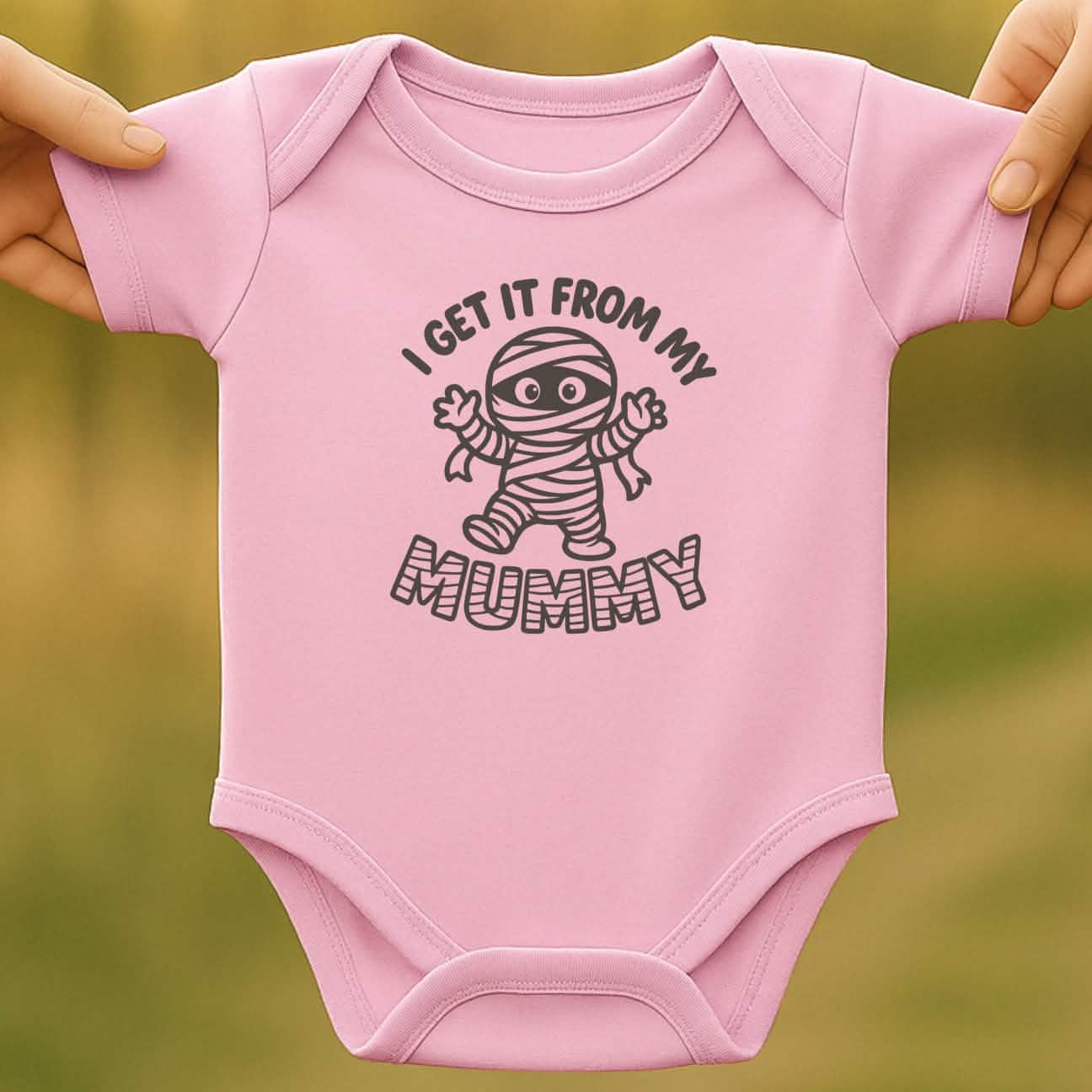From Mummy Baby Halloween Bodysuit