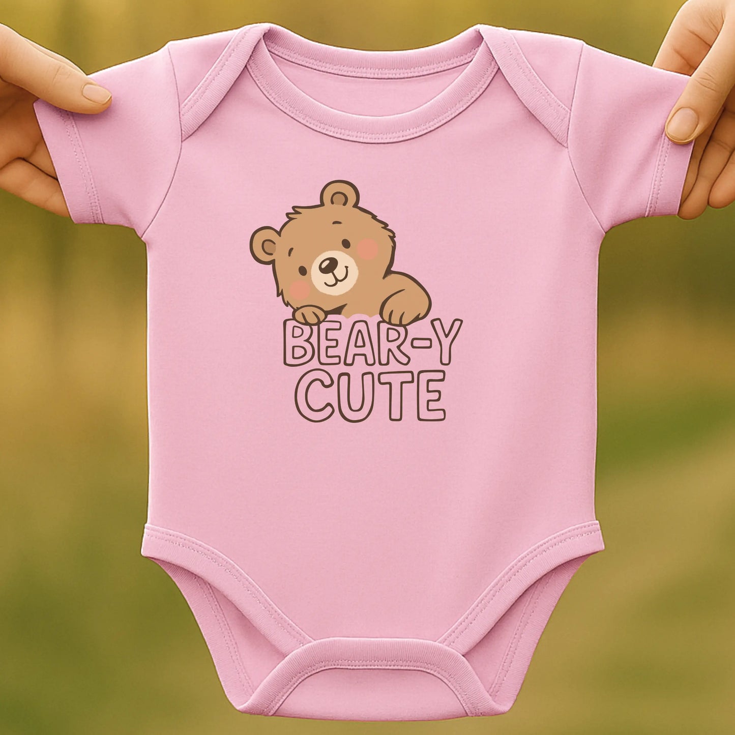 Cute Bear Baby Bodysuit