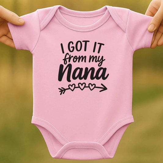 Heart Arrow Baby Bodysuit