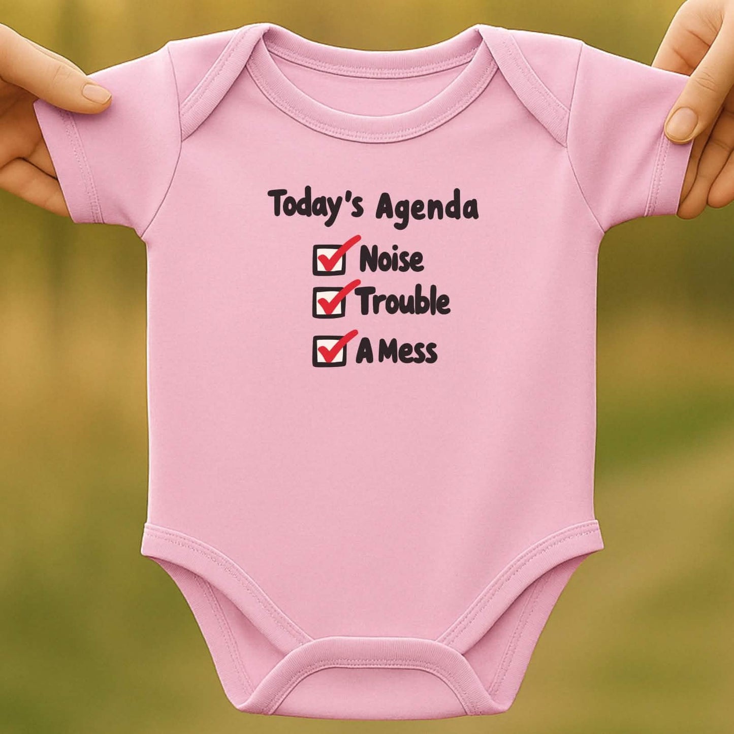 Checklist Chaos Baby Bodysuit