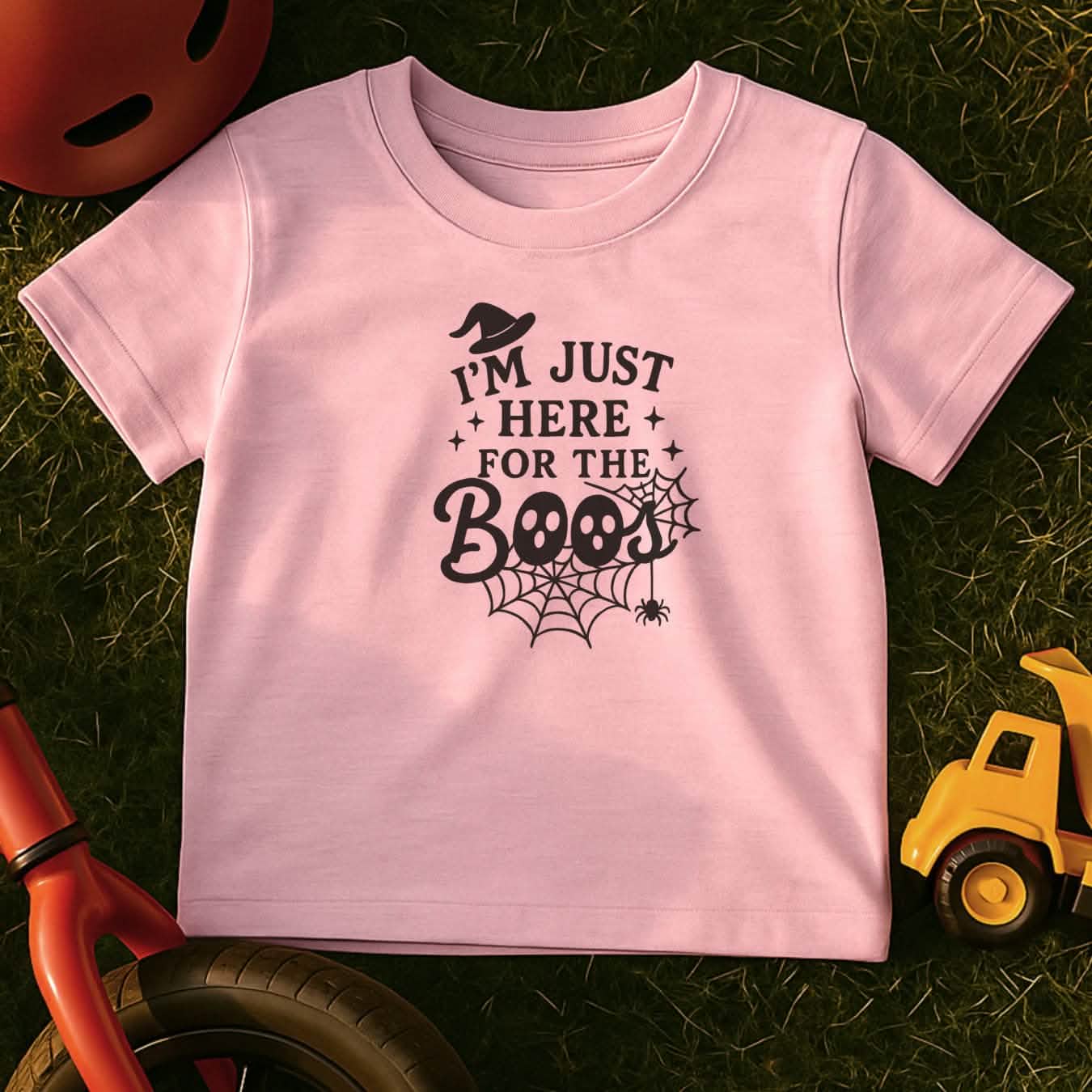 Boo Vibes Toddler Halloween T-Shirt
