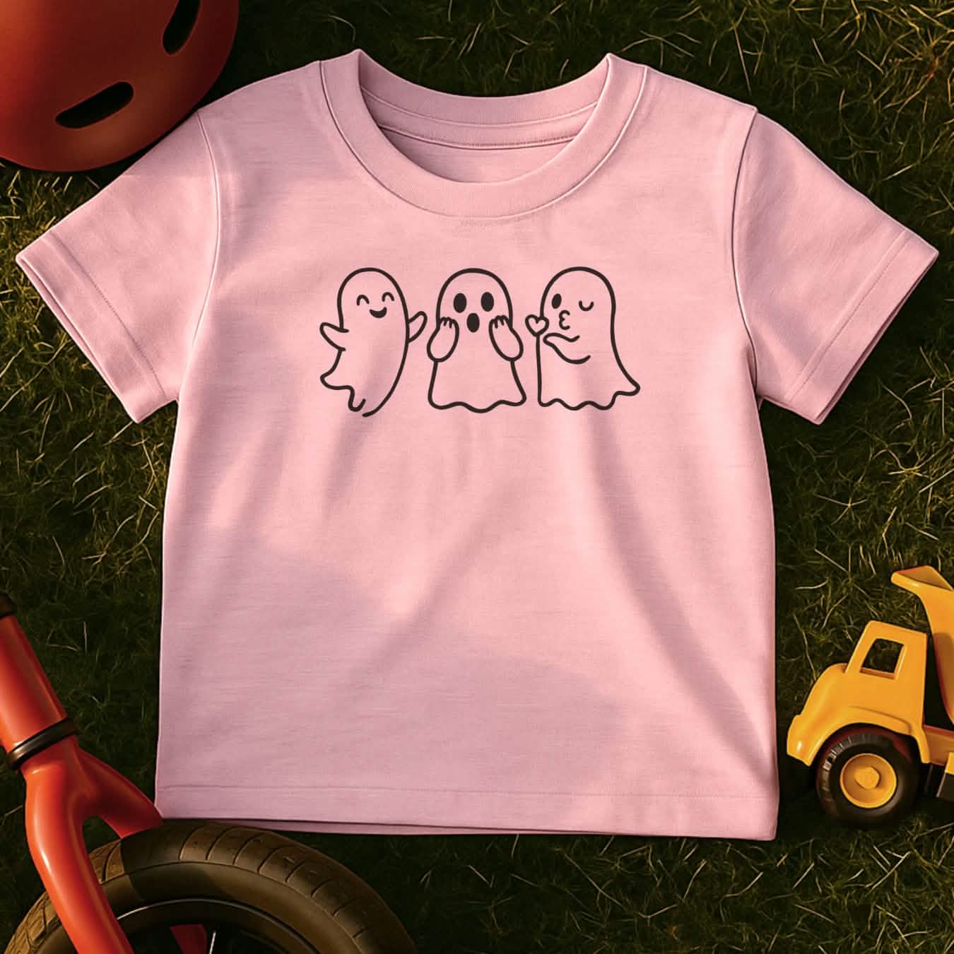 Three Ghosts Toddler Halloween T-Shirt