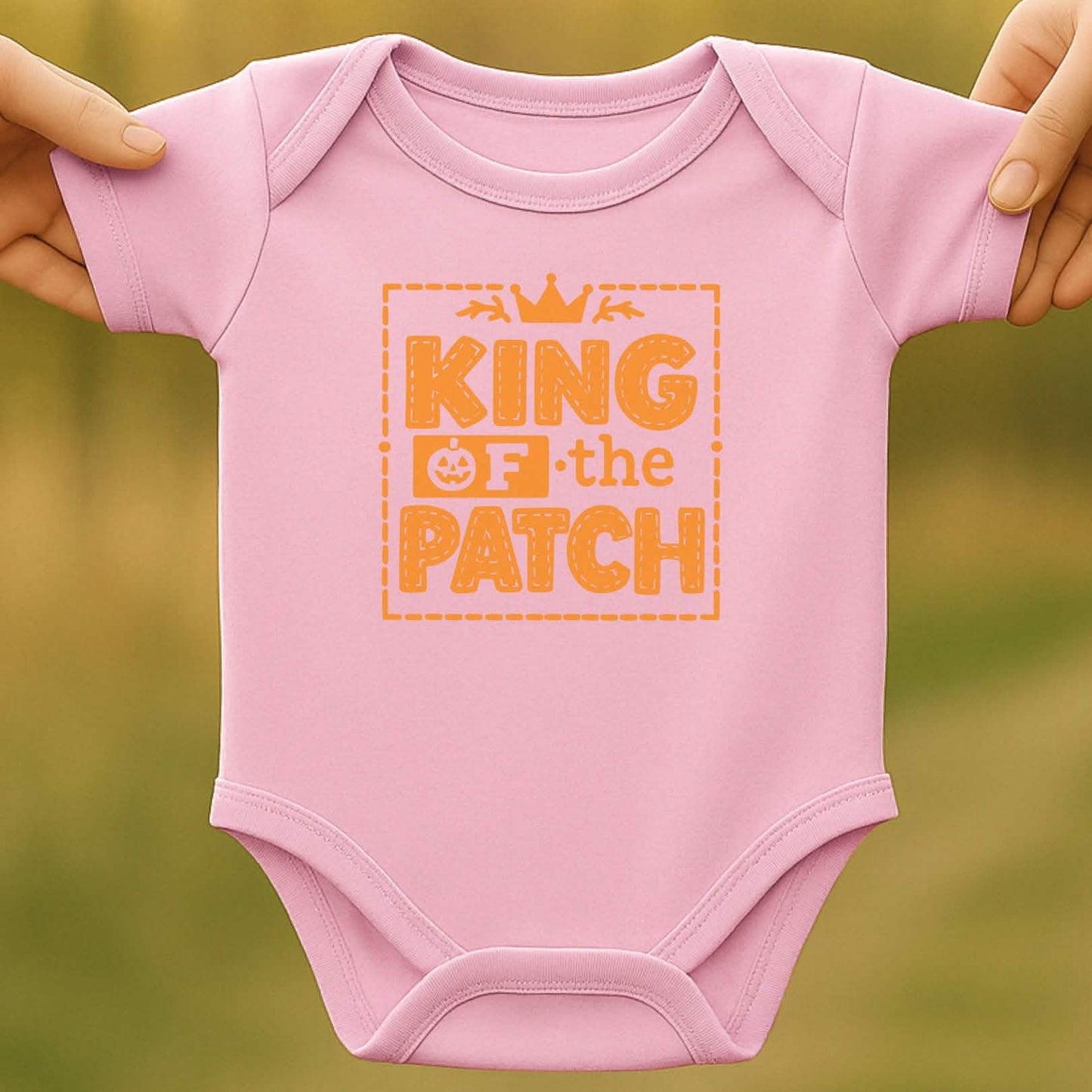 Patch King Baby Halloween Bodysuit