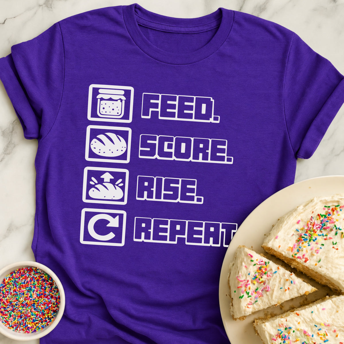 Feed Score Rise Repeat T-Shirt