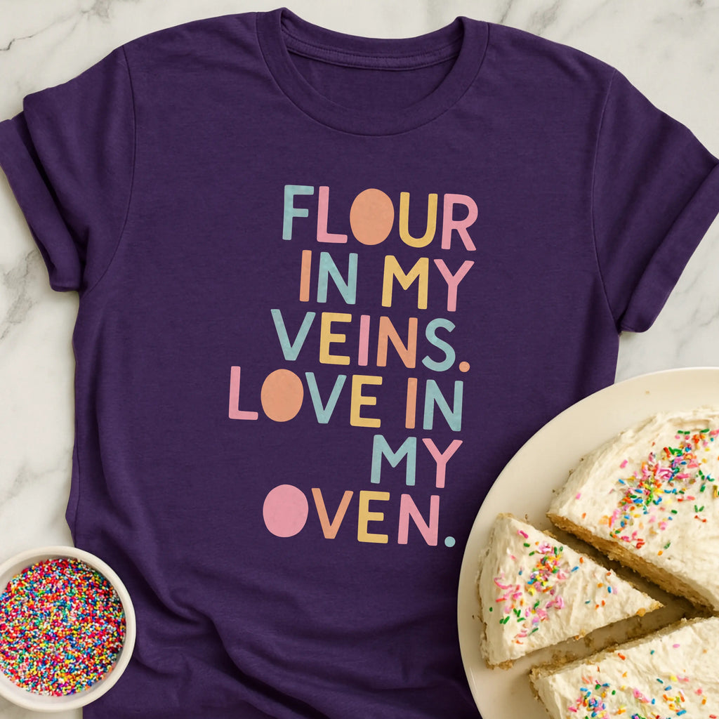 Flour Veins Love Oven T-Shirt