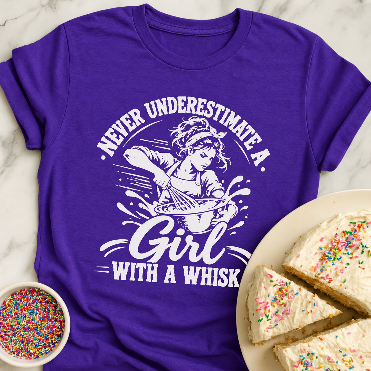 Girl With A Whisk T-Shirt
