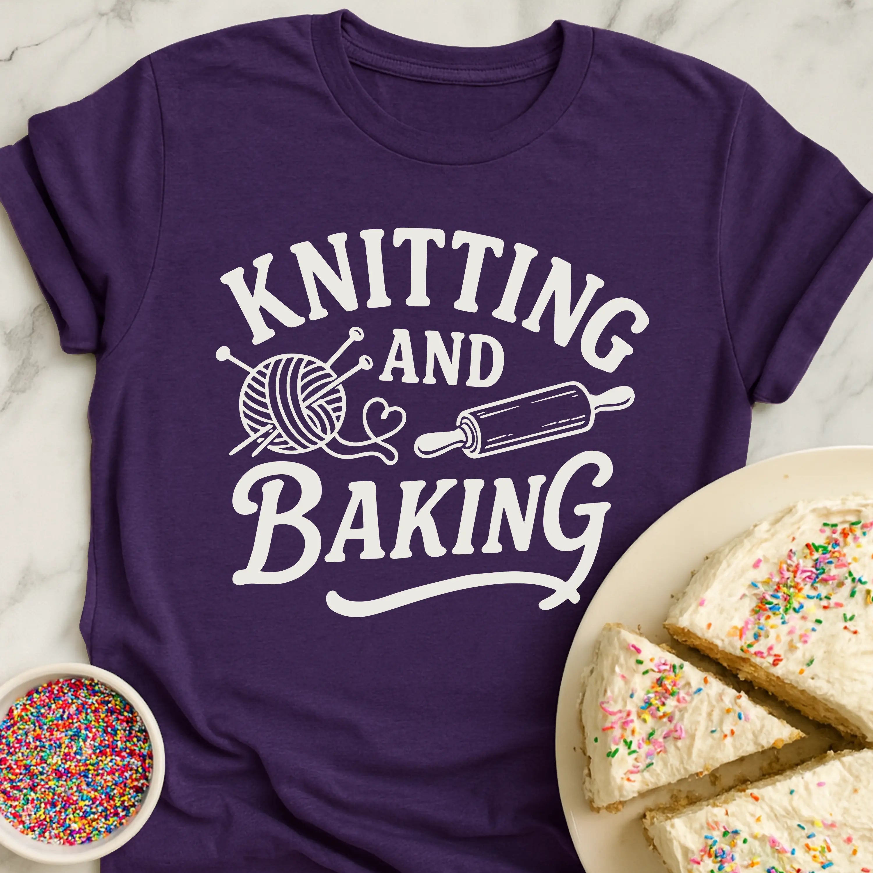 Knitting And Baking T-Shirt