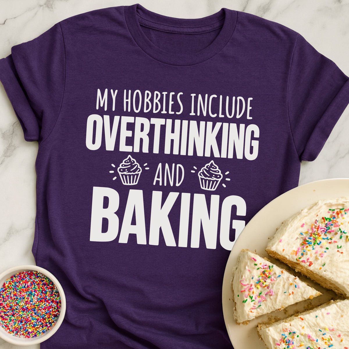 Overthinking And Baking T-Shirt